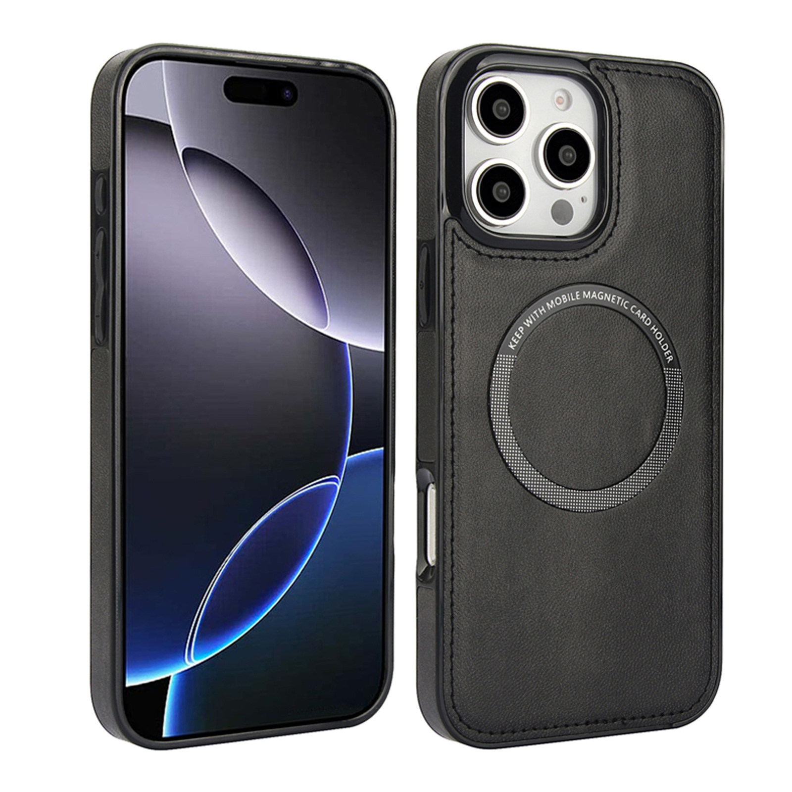 iPhone アップル アイフォン 16e用のケース タフで頑丈 TPU&PUレザー