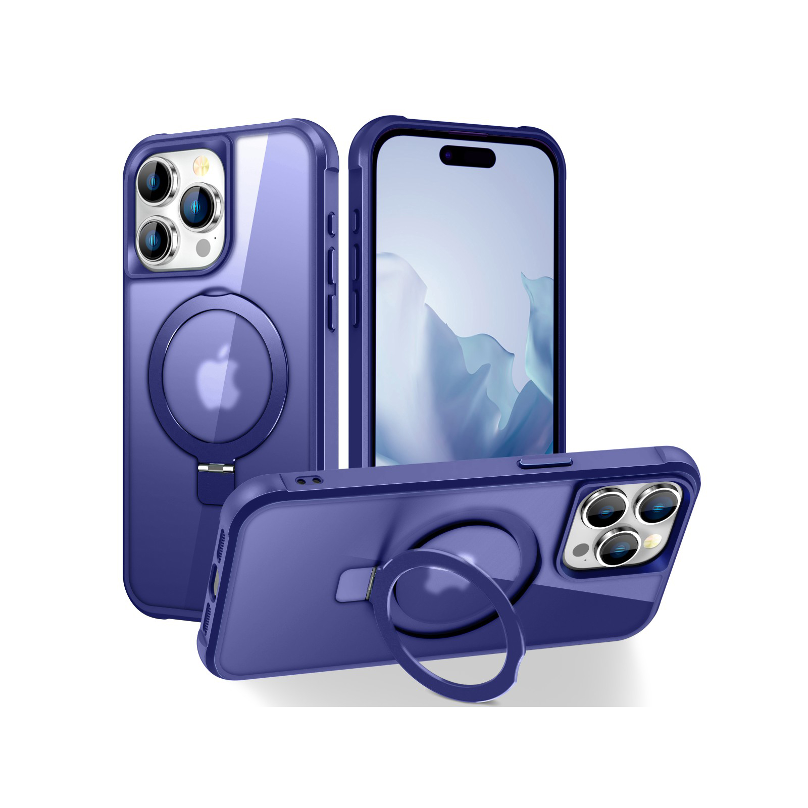 iPhone 16 Plus Pro Max ケース 耐衝撃 カバー 衝撃に強い TPU&PC 2重