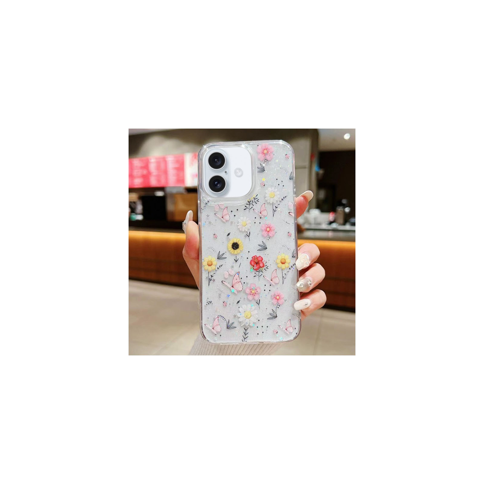 美品！ iPhone16 256GB 本体 画面カバー、ケース付き Amazon.co.jp: ZTOFERA iPhone 16 Proケース用、かわいい3Dハート