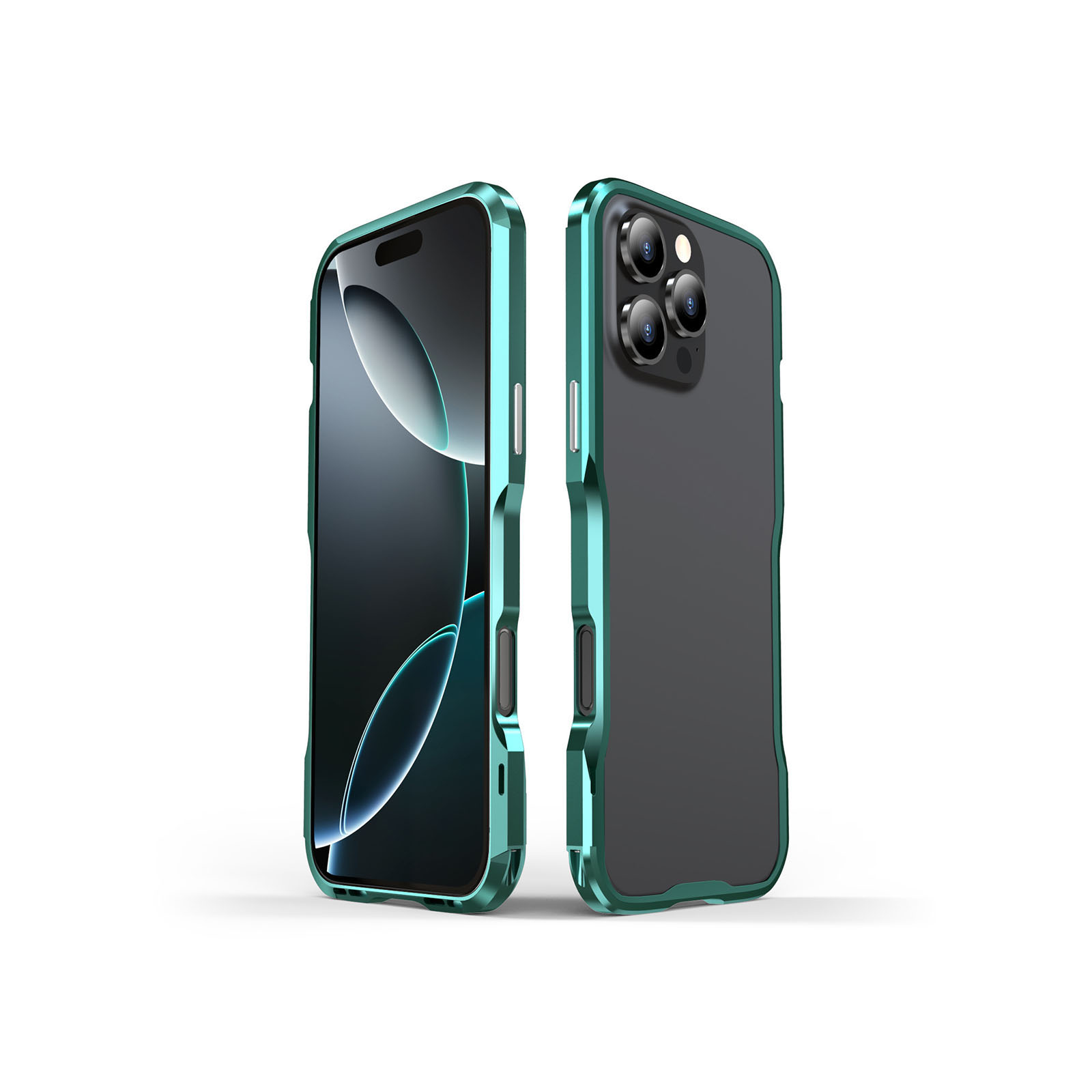 iPhone Apple 16e ケース カバー 金属 かっこいい アルミ合金バンパー