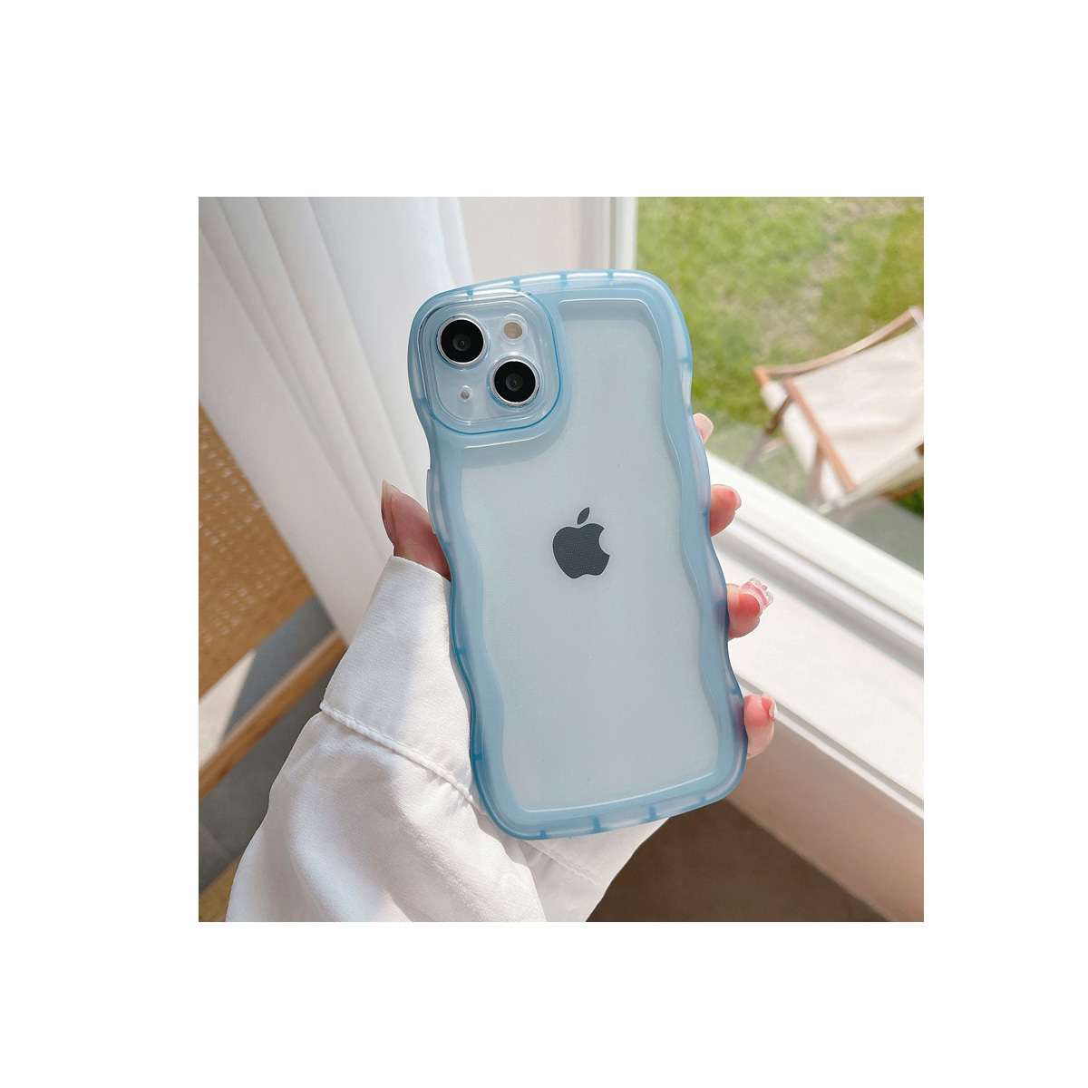 Apple iPhone14 Pro Max クリア ケース 背面カバー かわいい 持ちやすい 衝撃防止 波仕様 多彩 可愛い 透明 ソフトケース 強化ガラスフィルム おまけ付き｜coco-fit2018｜04