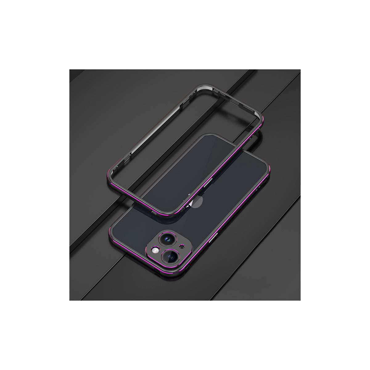 Apple アイフォン iPhone 14 14 Plus 14 Pro 14 Pro Max アルミバンパー 枠 フレーム CASE 金属 レンズ プロテクター メタルリング メタルサイドバンパー｜coco-fit2018｜03