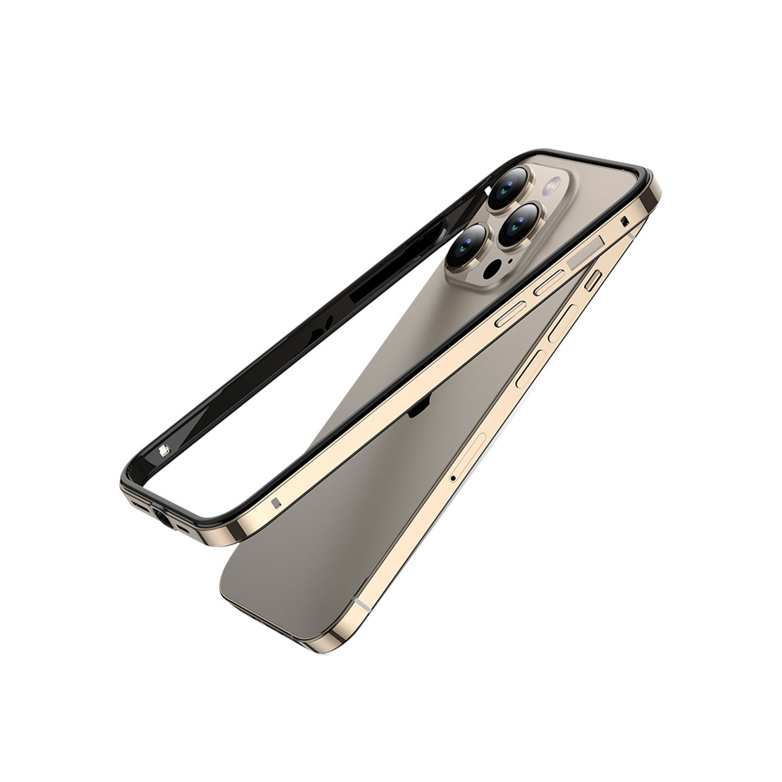 iPhone 15 アルミバンパー ケース Plus Pro Max アルミ合金バンパー 枠