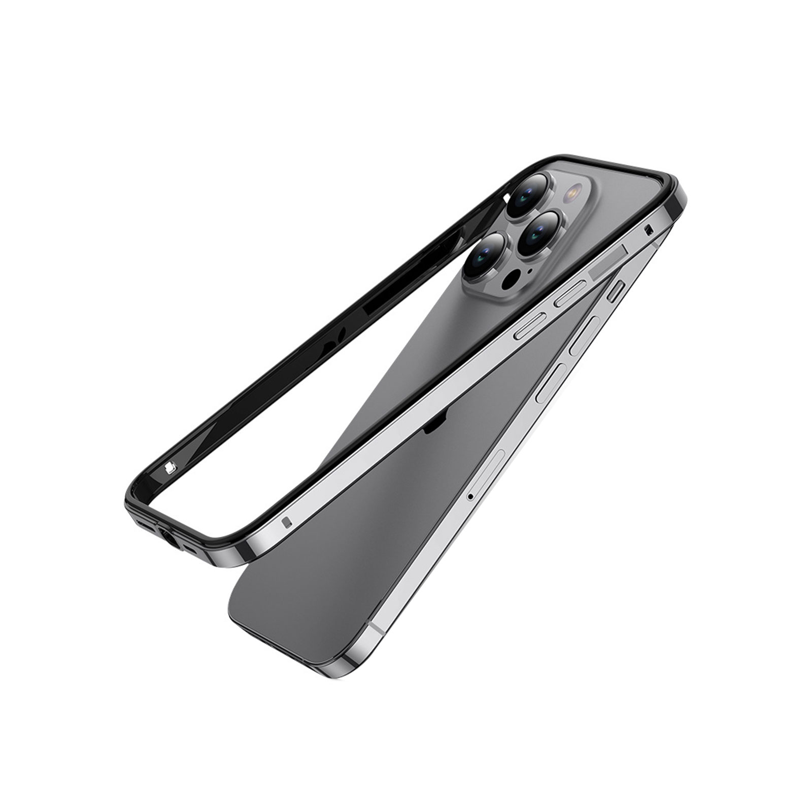 iPhone 15 アルミバンパー ケース Plus Pro Max アルミ合金バンパー 枠