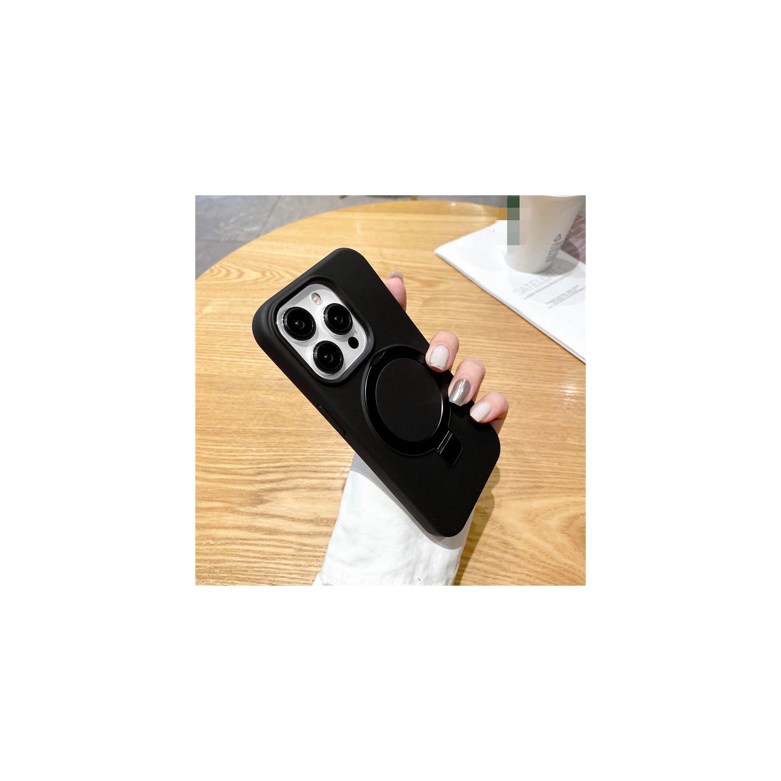 アイフォン iPhone 15 Plus 15 Pro Maxケース スタンド付き 背面カバー CASE 衝撃防止 落下防止 耐衝撃 ケース 強化ガラスフィルム おまけ付き｜coco-fit2018｜08