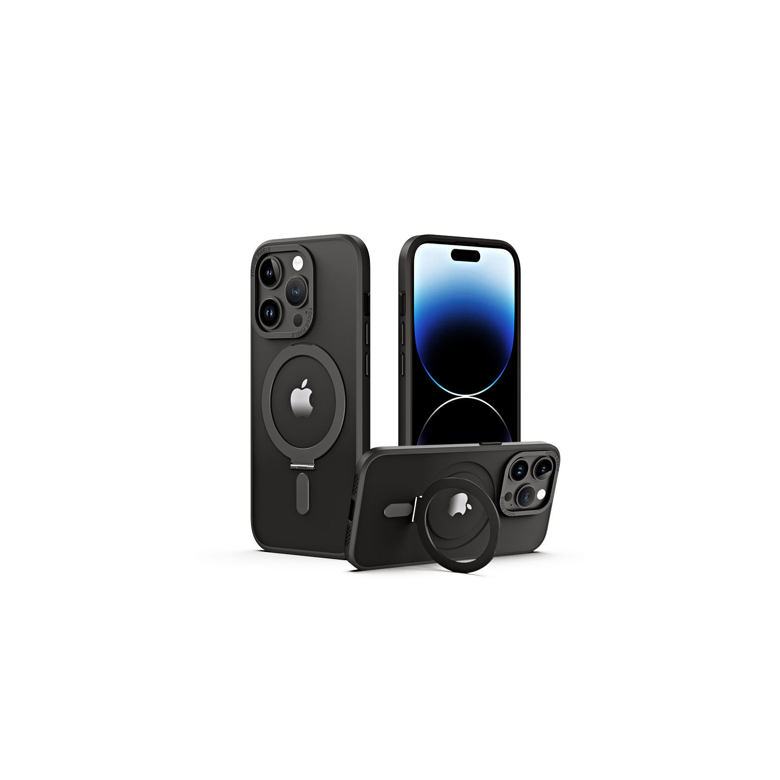 アップル アイフォン Apple iPhone 15 15 Plus 15 Pro 15 Pro Maxケース カバー TPU&PC 背面カバー かわいい スタンド機能 ワイヤレス充電をサポート |  | 01