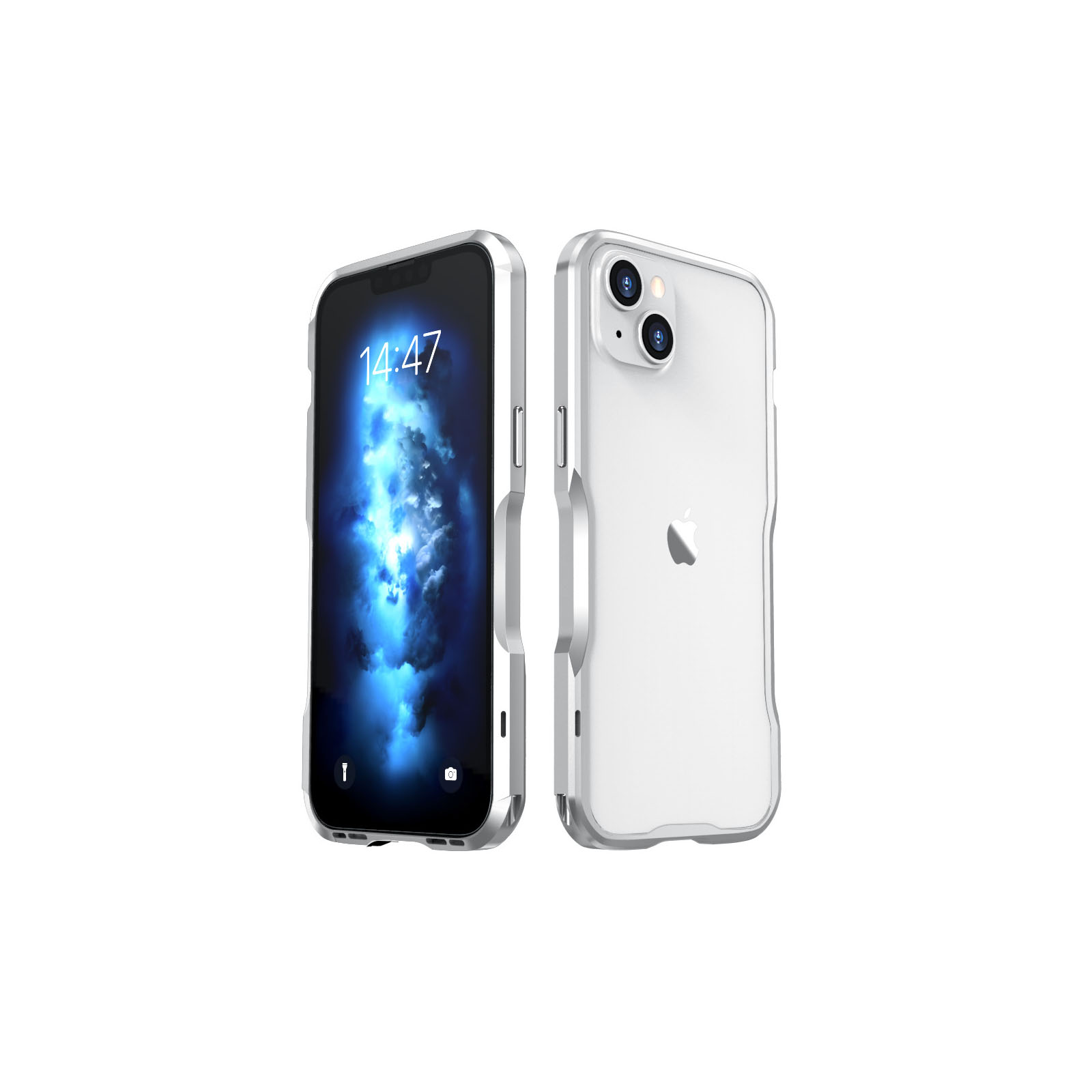 Apple アップル アイフォン iPhone 15 15 Plus 15 Pro 15 Pro Max ケース カバー アルミ合金バンパー  耐衝撃カバー 落下防止 通気性 熱発散  金属｜coco-fit2018｜05