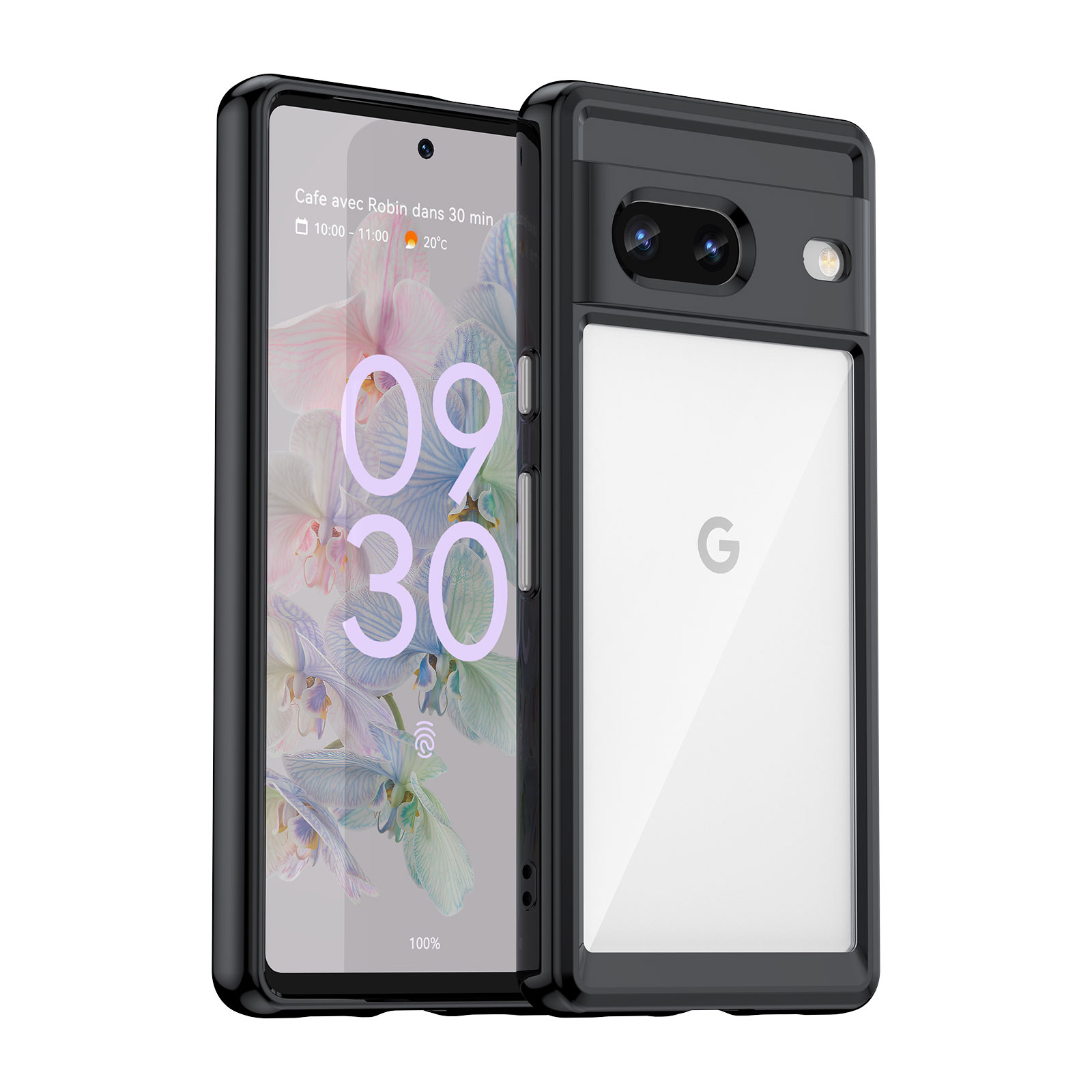 Google Pixel 7 Pro ケース タフで頑丈 2重構造 TPU&アクリル 透明