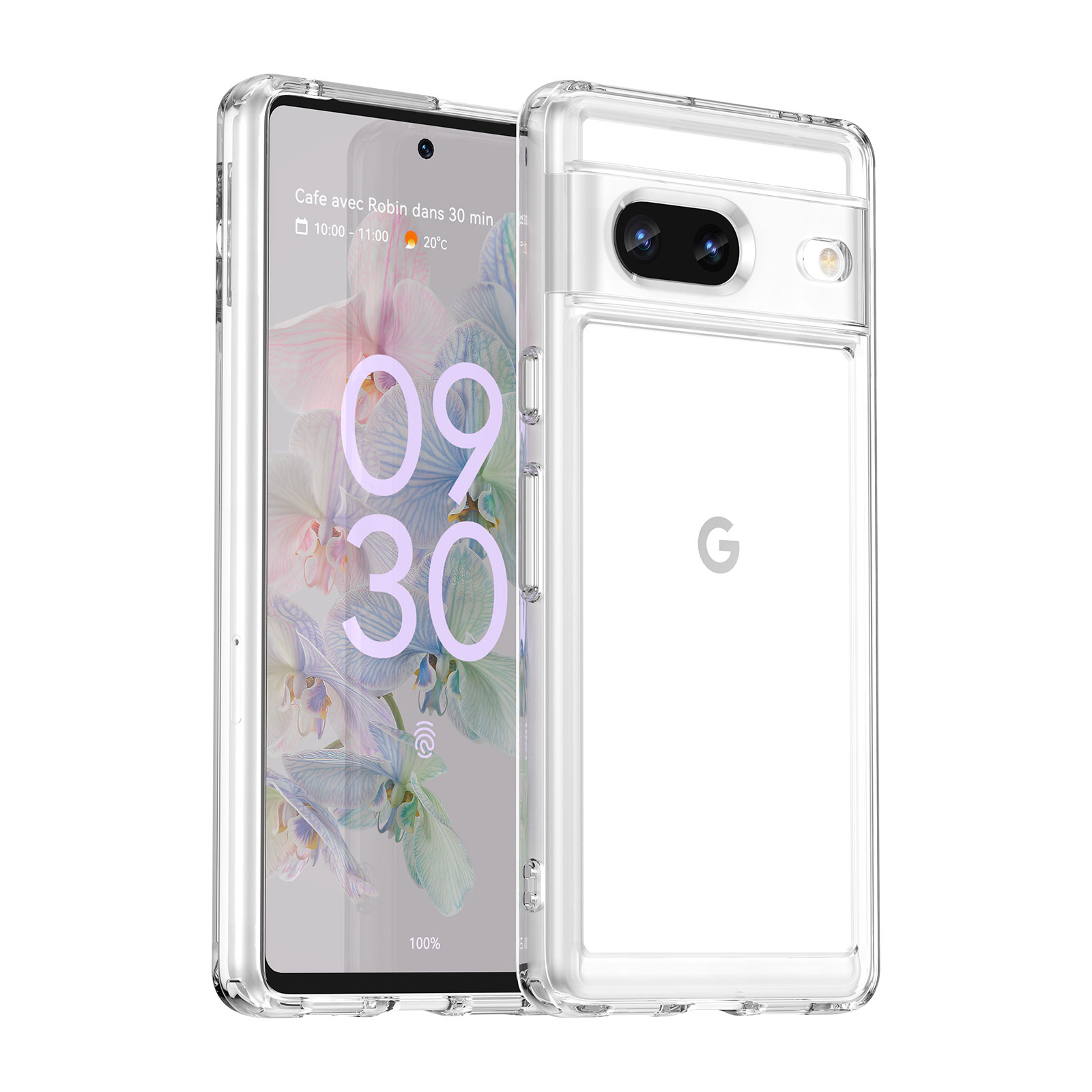 Google Pixel 7 Pro ケース タフで頑丈 2重構造 TPU&アクリル 透明