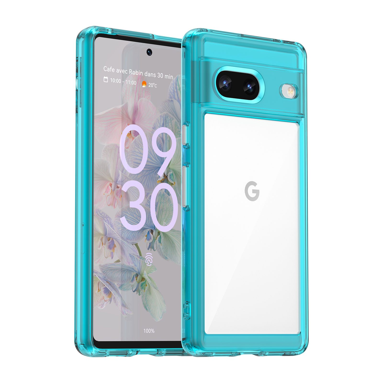 Google Pixel 7 Pro ケース タフで頑丈 2重構造 TPU&アクリル 透明