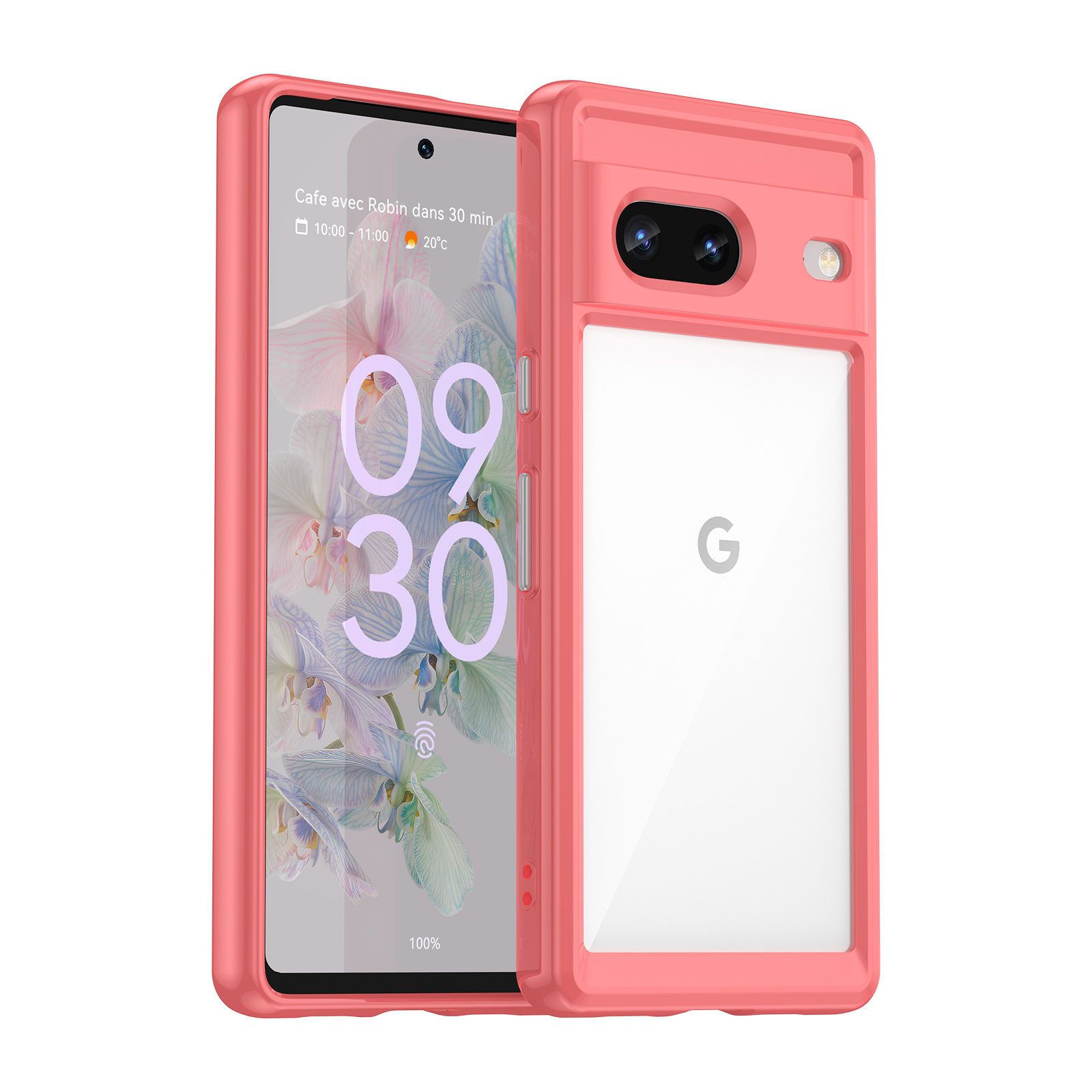 Google Pixel 7 Pro ケース タフで頑丈 2重構造 TPU&アクリル 透明