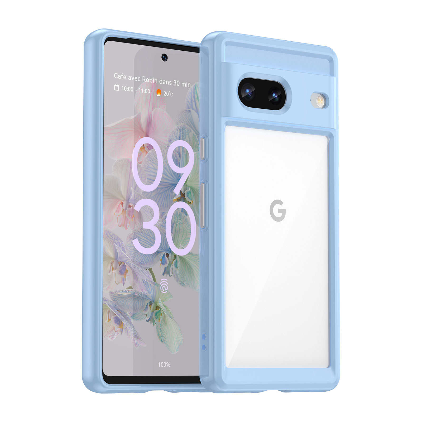 Google Pixel 7 Pro ケース タフで頑丈 2重構造 TPU&アクリル 透明