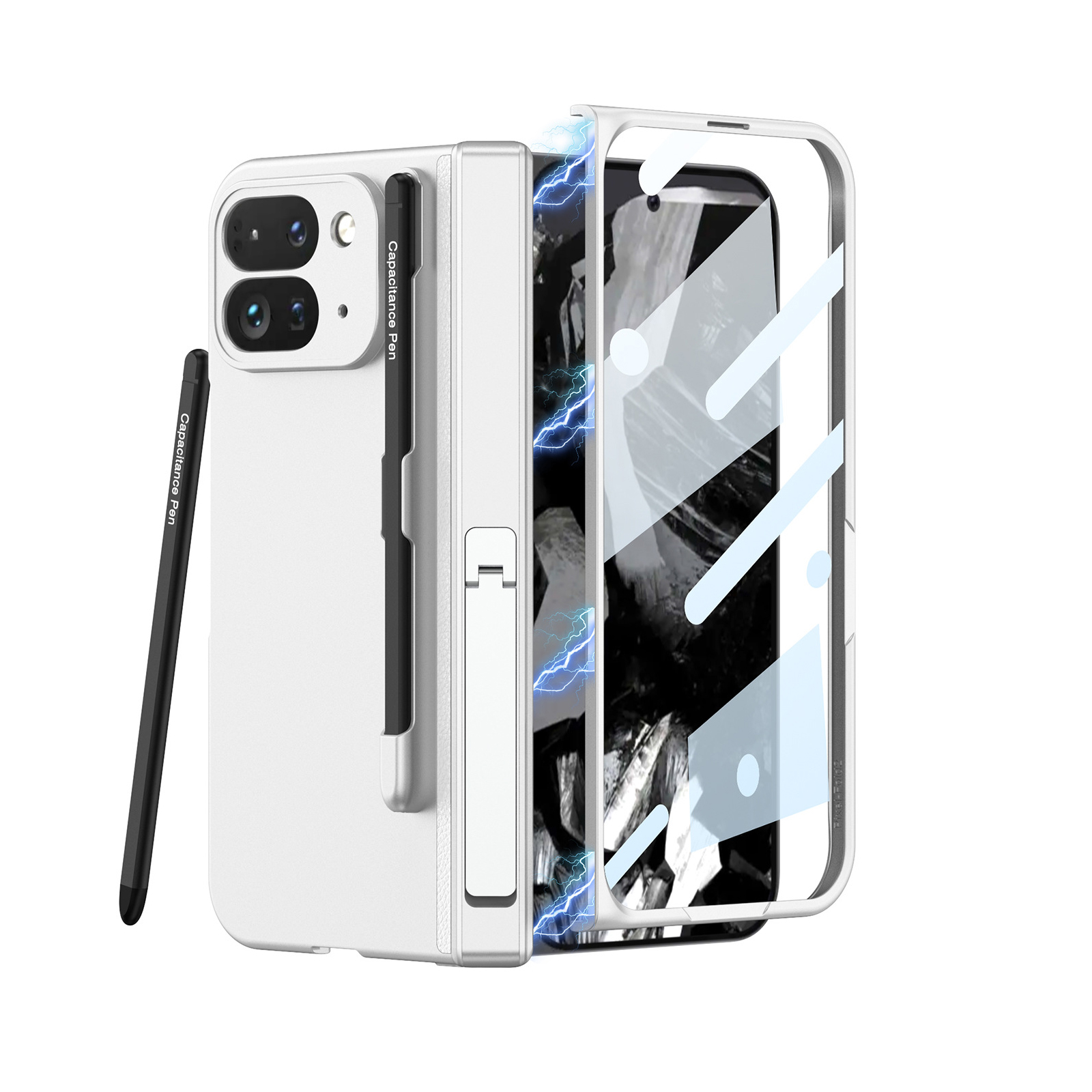 Google Pixel 9 Pro Fold ケース 耐衝撃 カバー 折りたたみ式 Google Pixel 9 Pro Fold ケース 耐衝撃 カバー 折りたたみ式