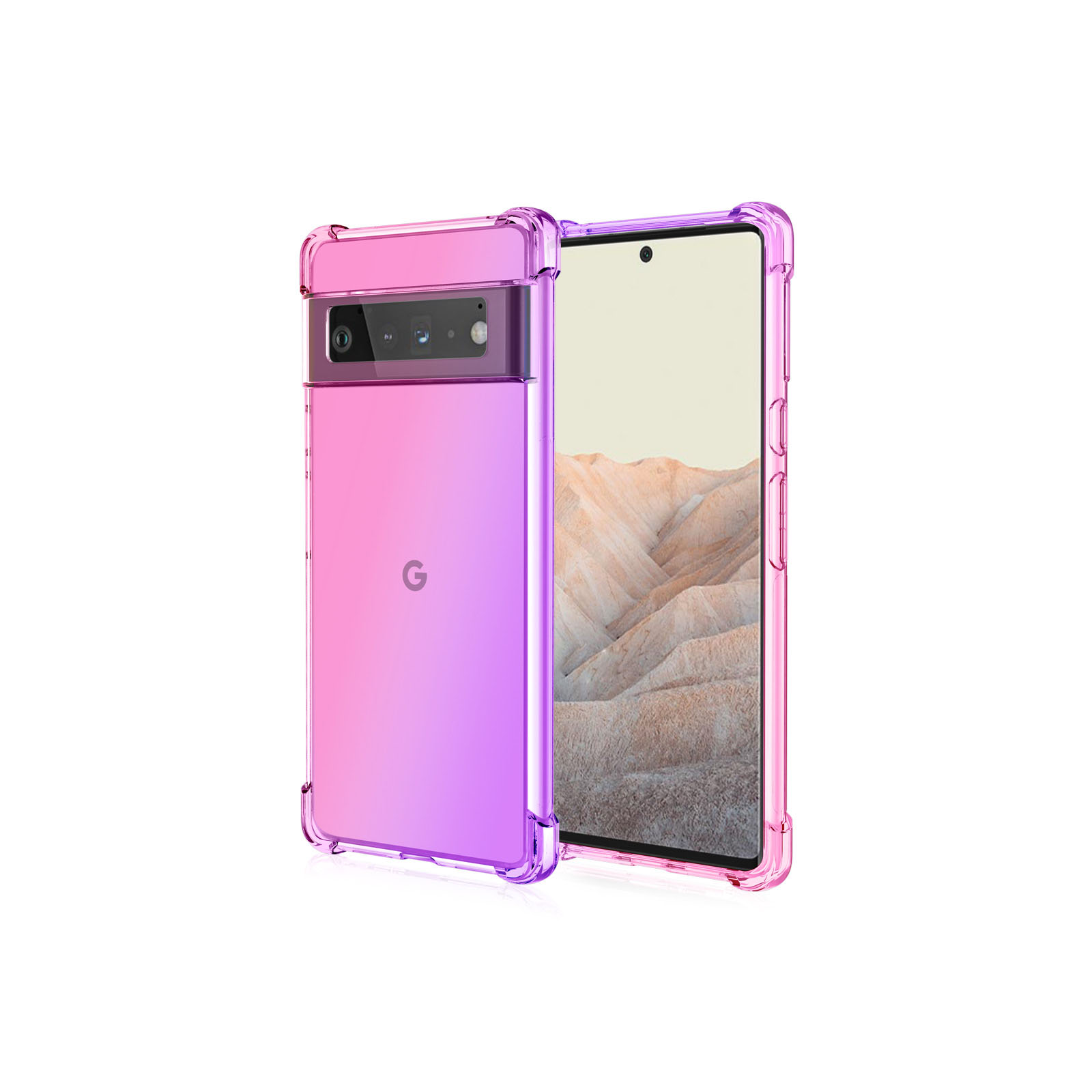 グーグル ピクセル7a Google Pixel 7a クリアケース CASE 衝撃に強いTPU素材 グラデーション 耐衝撃 落下防止 四隅がエアクッション構造  ソフトカバー｜coco-fit2018｜03