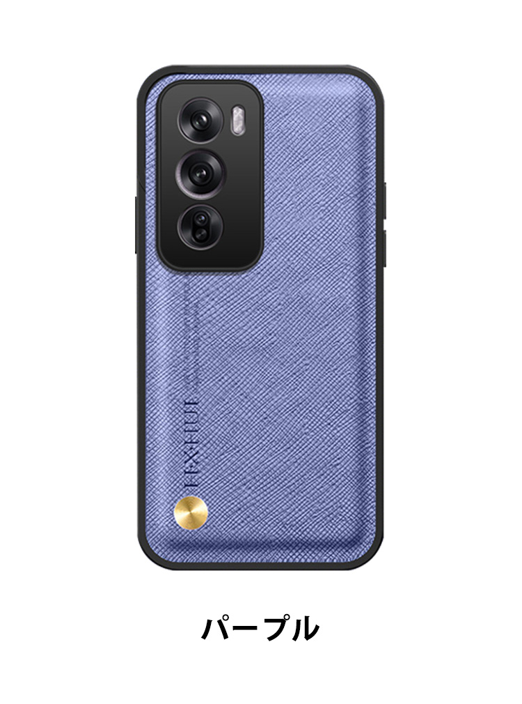 OPPO オッポ A3 5G CPH2639 スマートフォン 高級PUレザー素材 耐