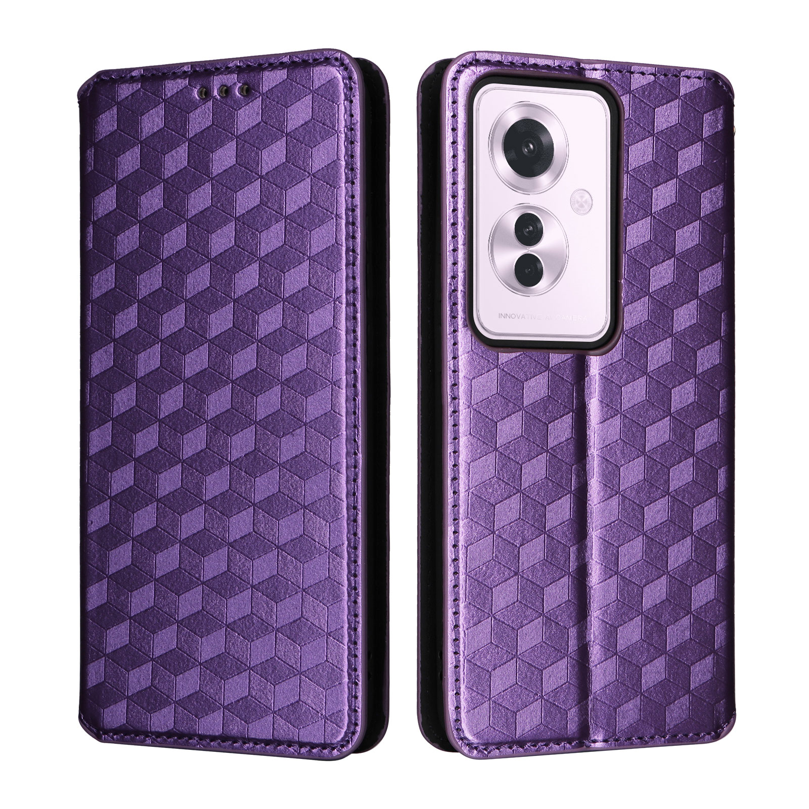 OPPO Reno 11 A ケース 耐衝撃 カバー 手帳型 TPU+PUレザー スタンド