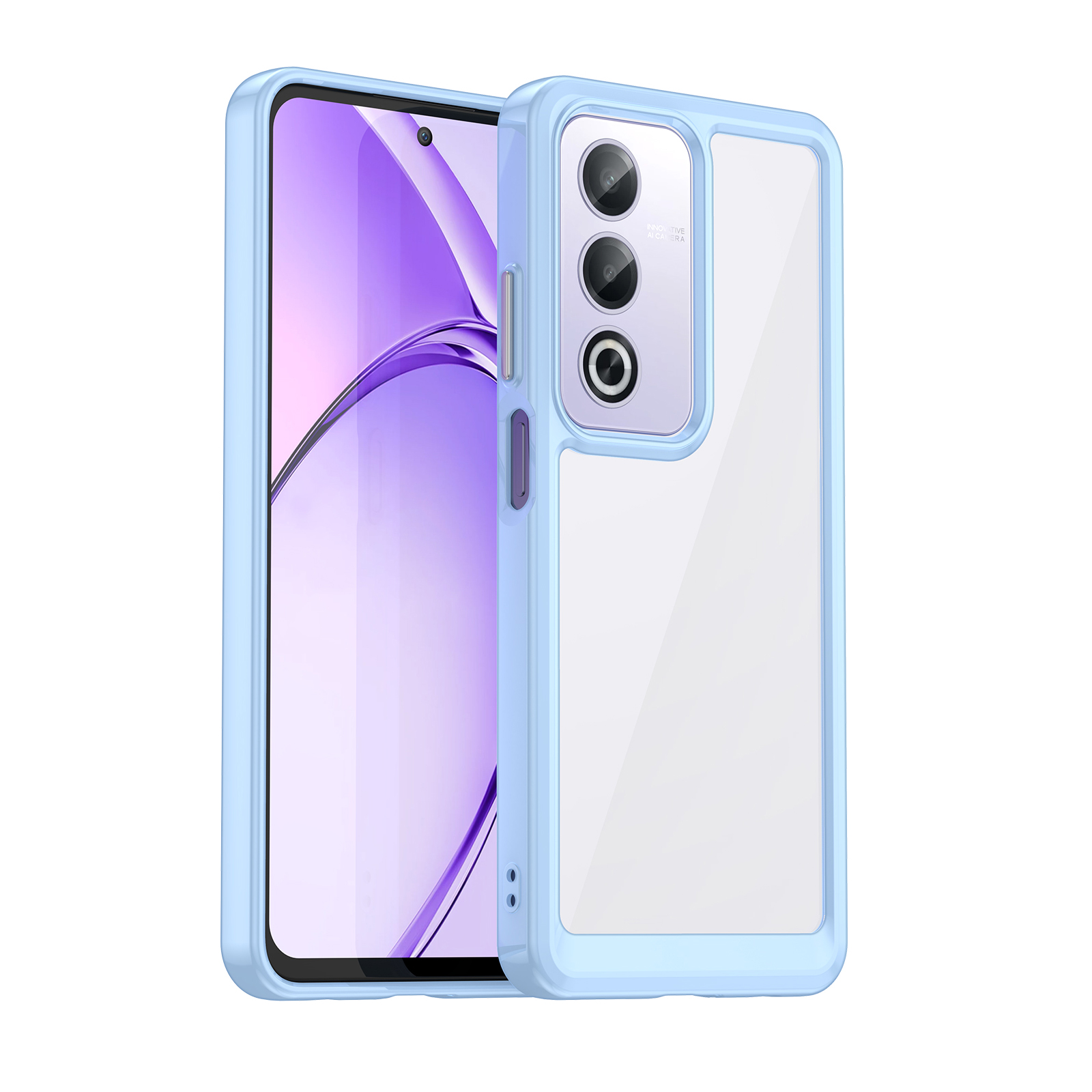 OPPO A3 5G パープル ケース付き LooCo Official Shop / [ LOOF MACARON-SHELL ] OPPO A3 5G
