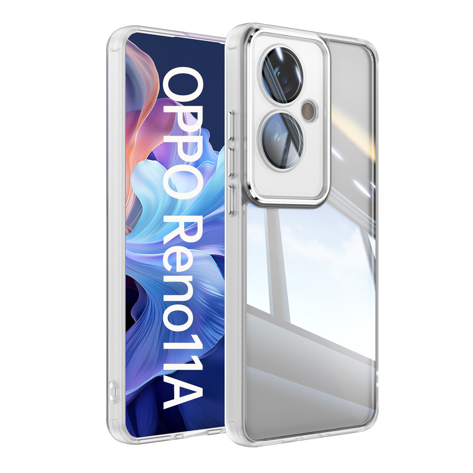 オッポ OPPO Reno11 A F 5G ケース TPU&金属素材 背面カバー 衝撃に オッポ OPPO Reno11 A F 5G ケース TPU&金属素材 背面カバー 衝撃に