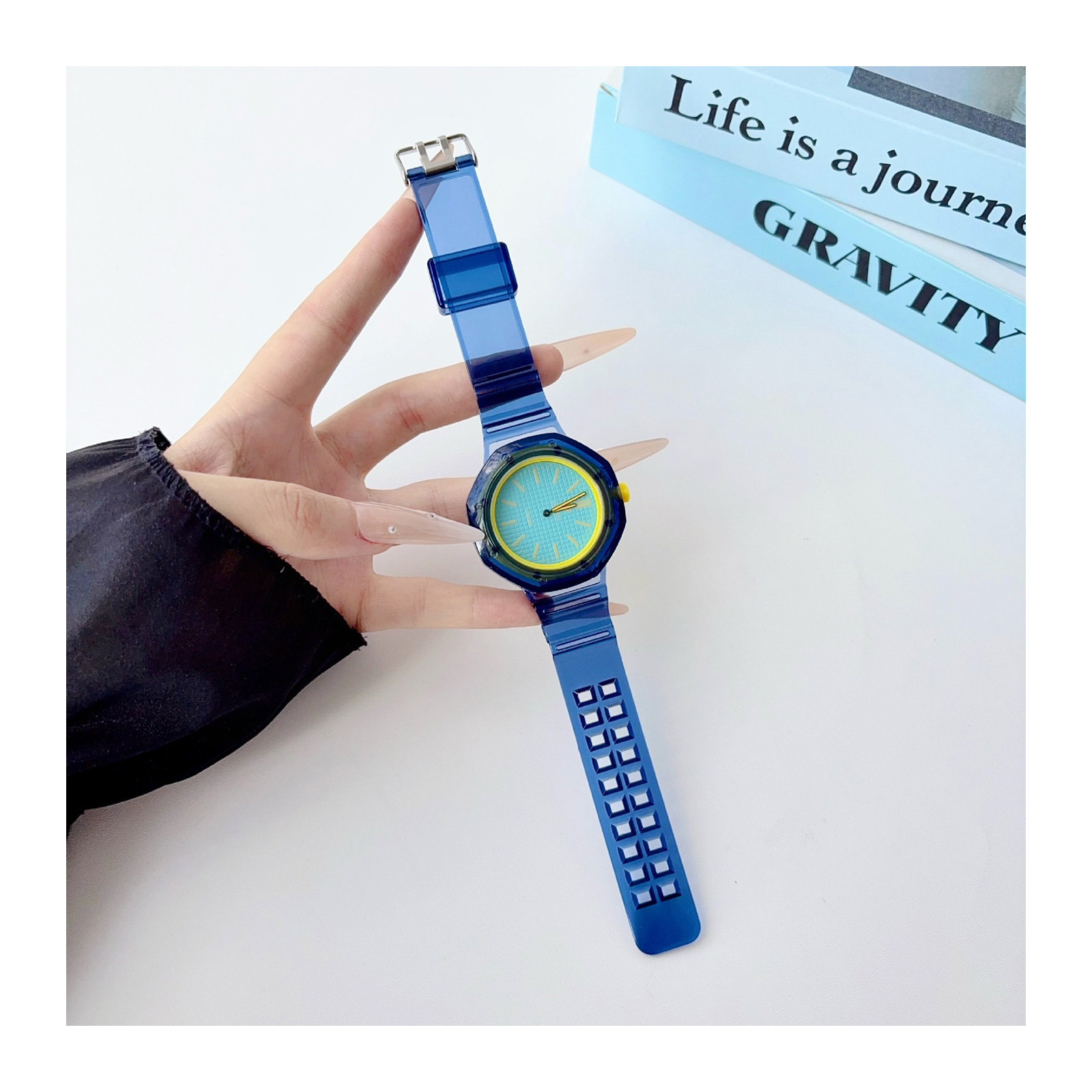 Swatch AP Royal Pop専用TPUバンド 柔らかく快適な装着感でスポーツや 