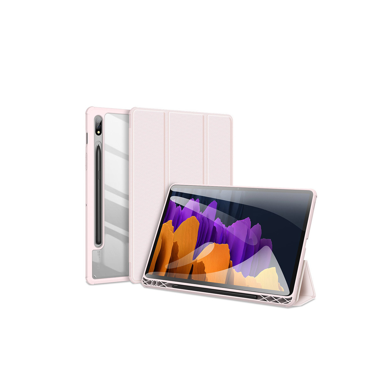 Galaxy Tab S9 FE 10.9インチ ケース 耐衝撃 カバー PUレザー 持ちやすい 汚れ防止 スタンド機能 オートスリープ機能 タブレットケース 手帳型カバー｜coco-fit2018｜04