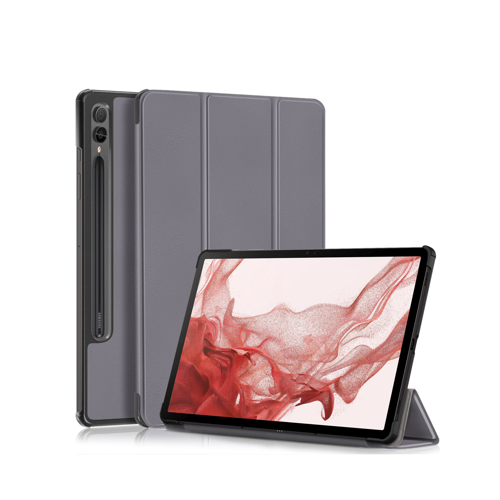 Samsung Galaxy Tab S9 11型 (インチ)   ケース カバー 手帳型 PUレザー 落下防止 CASE 持ちやすい 汚れ防止 軽量 スタンド機能 カッコいい 手帳型カバー｜coco-fit2018｜03