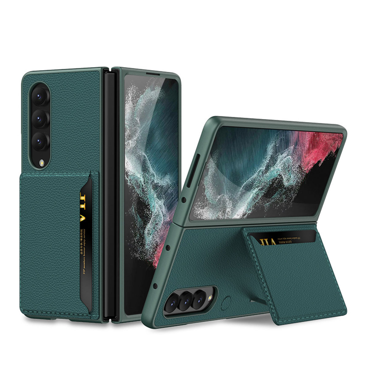 Samsung Galaxy Z Fold4 5G 折りたたみ型 ケース CASE PC+PUレザー 背面カード収納 スタンド機能 便利 実用 人気  カバー ギャラクシー スマホ 背面 カバー : sam-en2332 : COCO-fit - 通販 - Yahoo!ショッピング