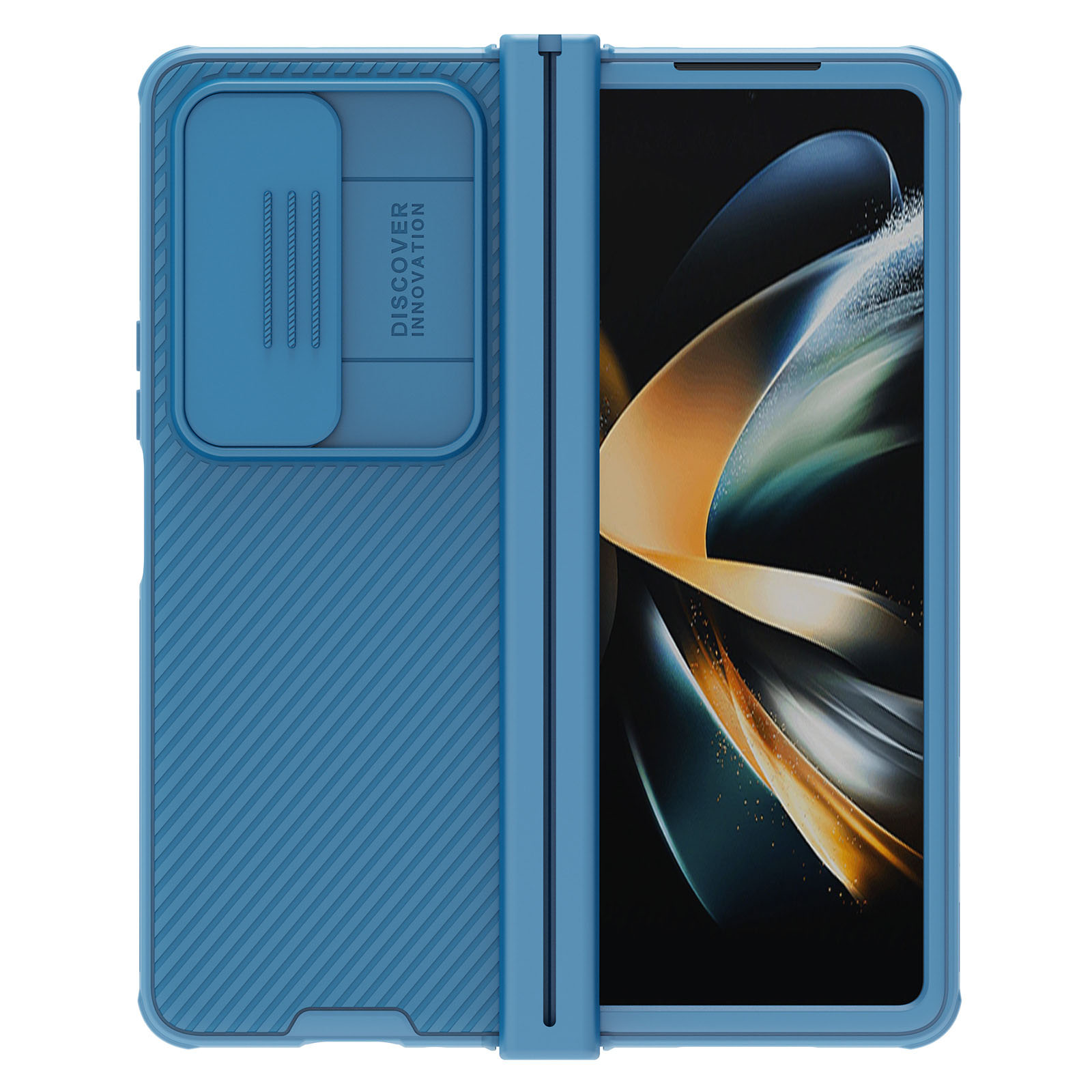 Samsung Galaxy Z Fold4 5G ケース TPU&PC プラスチック製 カメラ