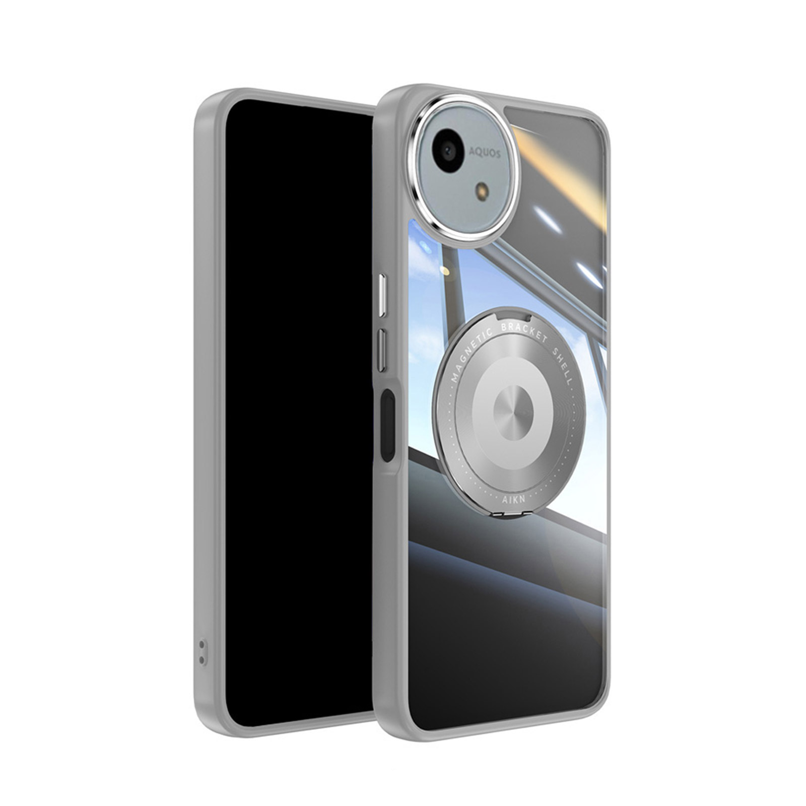 【ケーブルおまけ付】SHARP AQUOS wish 4 本体 ライトブルー シャープ アクオス AQUOS wish4 金属 クリア ケース 傷やほこりから