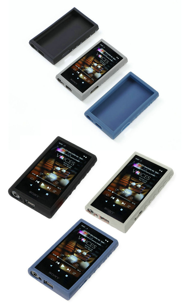 ★SONY NW-A307ポータブルオーディオプレーヤー シリコンケース付き SONY(ソニー) NW-A300シリーズ NW-A306/NW-A307 ケース 耐衝撃