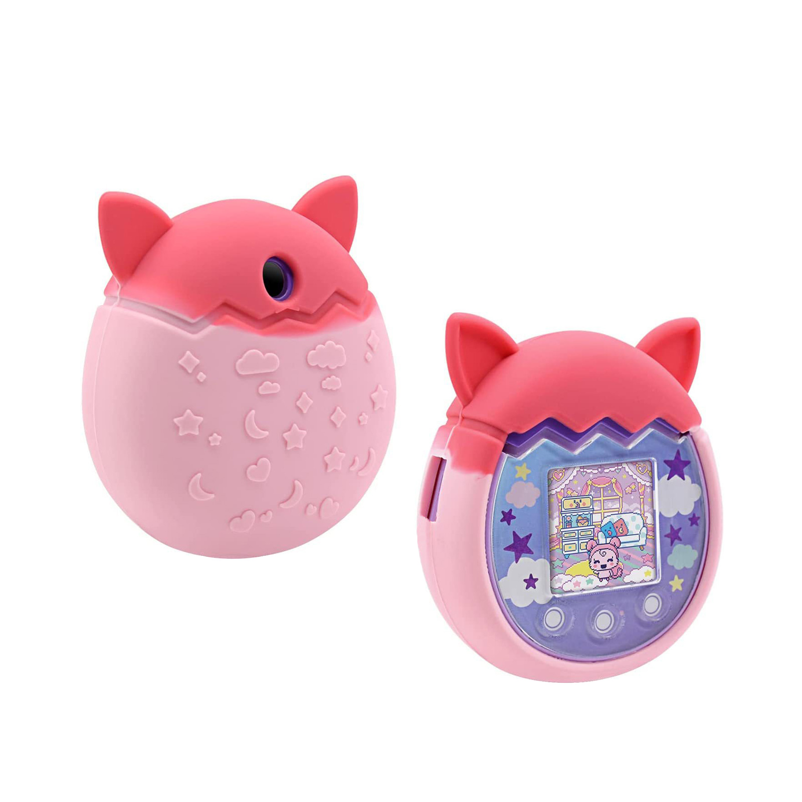 Tamagotchi pix ケース 柔軟性のあるシリコン素材の カバー たまごっち