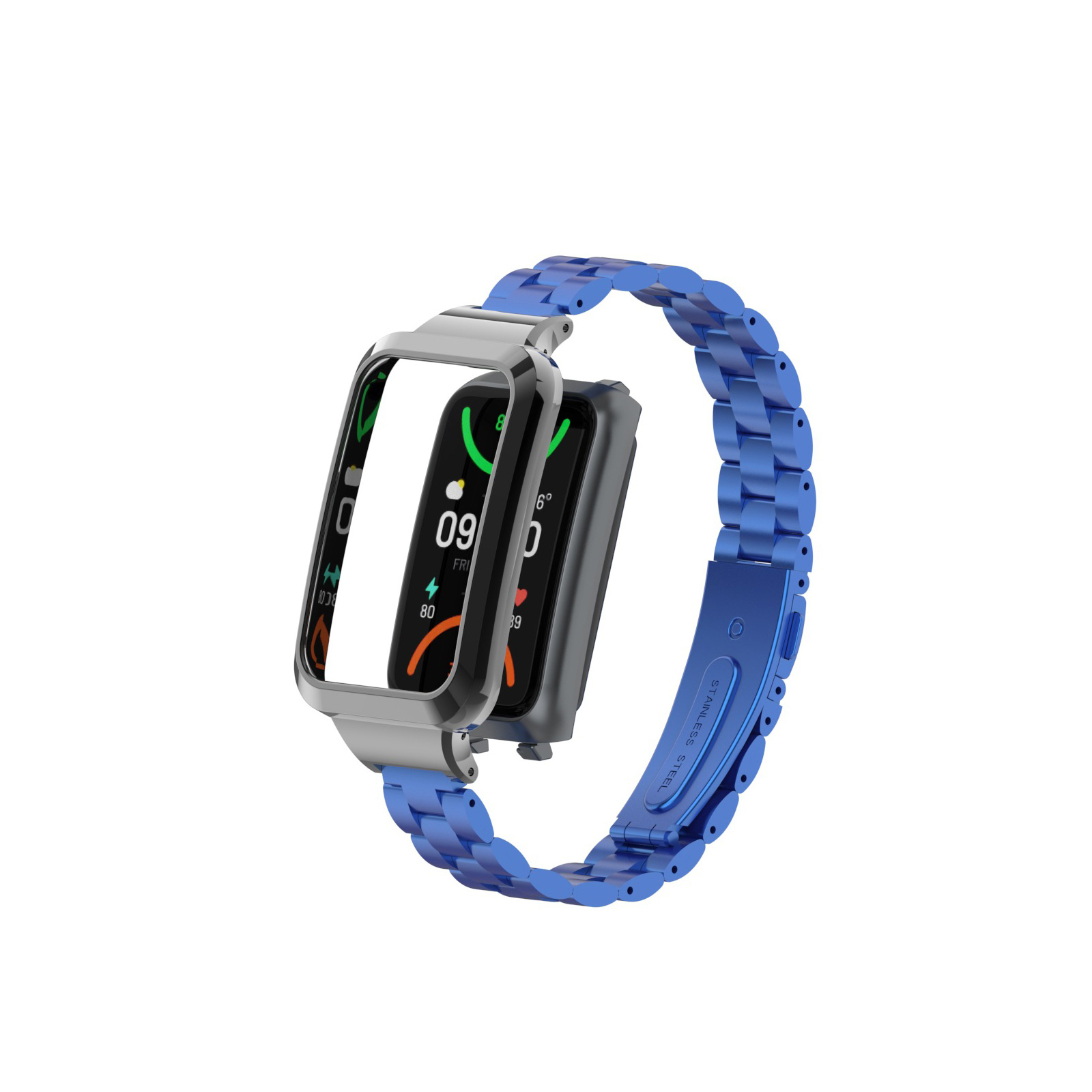 OPPO Band 2 OPPO Watch Free 交換 バンド オシャレな  高級ステンレス 交換用 ベルト 替えベルト 簡単装着 人気 ベルト男性用 女性用 腕時計バンド |  | 05