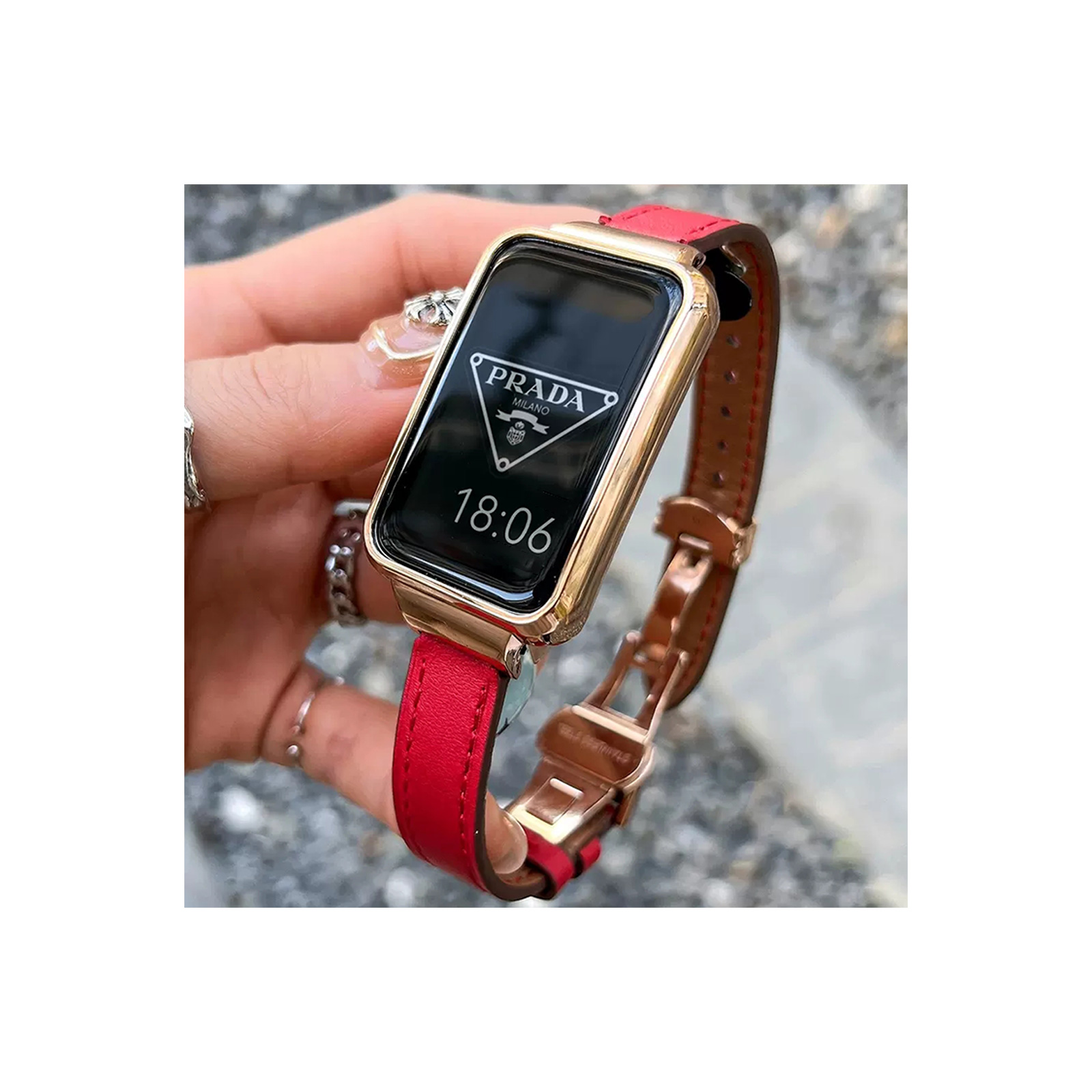 オッポ バンド2 OPPO Watch Free 用のがエレガントで おしゃれな PU