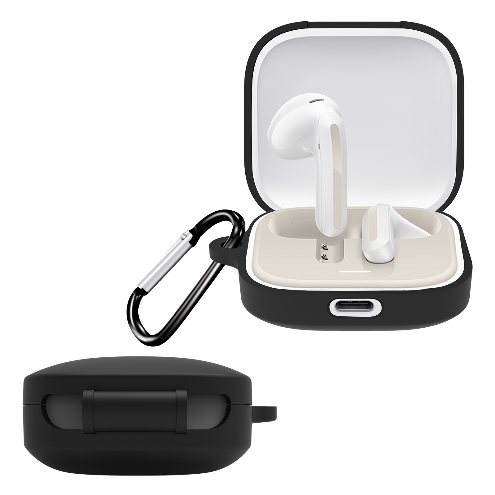 Redmi イヤホンケース ブラック Amazon | kwmobile イヤホンケース Xiaomi Redmi Buds 4 Pro対応