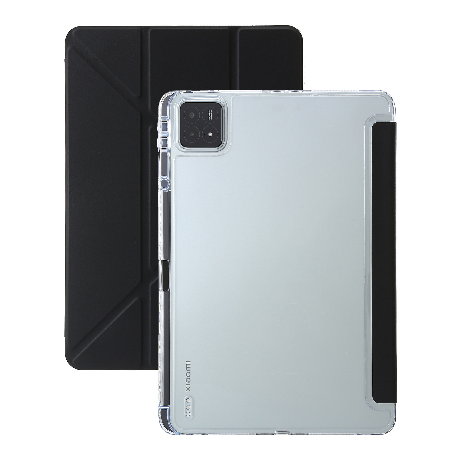 Xiaomi Pad 6S Pro ケース 耐衝撃 カバー 12.4インチ TPU+PUレザー製
