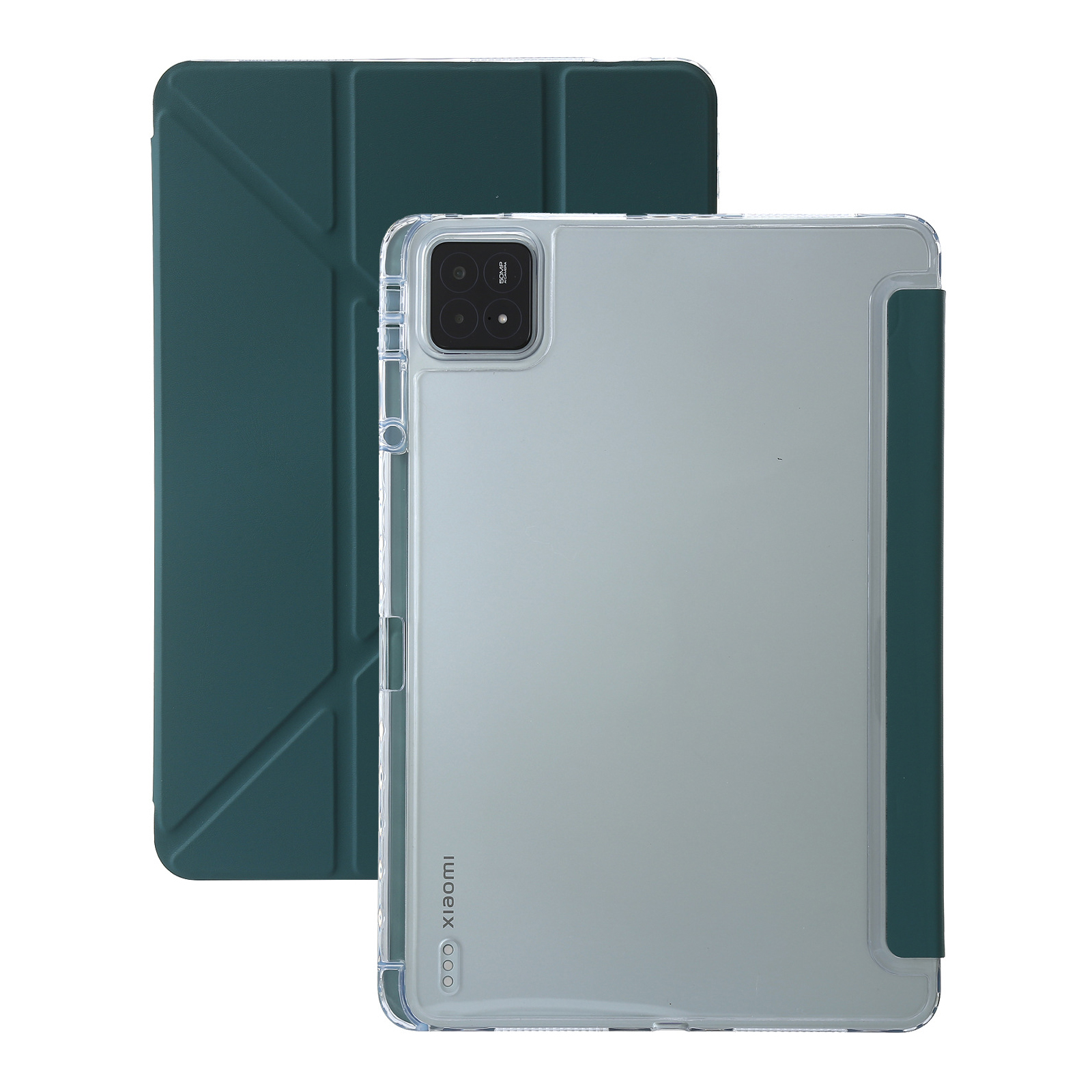 Xiaomi Pad 6S Pro ケース 耐衝撃 カバー 12.4インチ TPU+PUレザー製