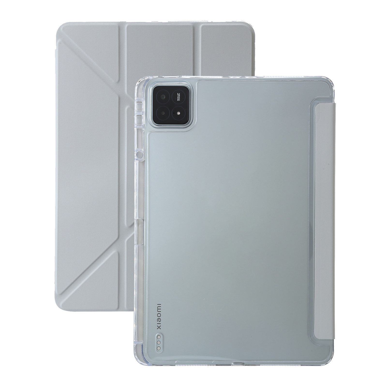 Xiaomi Pad 6S Pro ケース 耐衝撃 カバー 12.4インチ TPU+PUレザー製