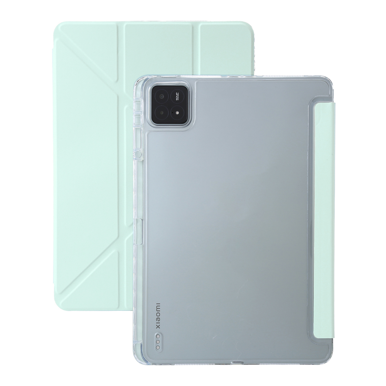 Xiaomi Pad 6S Pro ケース 耐衝撃 カバー 12.4インチ TPU+PUレザー製