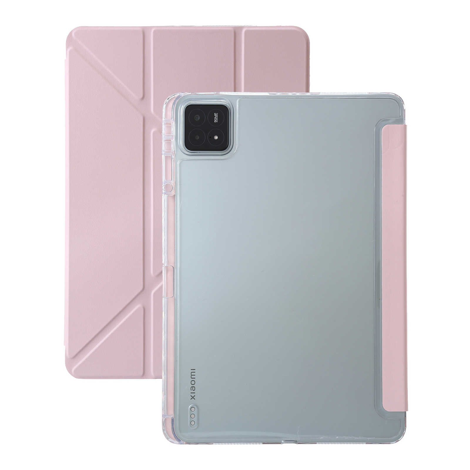 Xiaomi Pad 6S Pro ケース 耐衝撃 カバー 12.4インチ TPU+PUレザー製