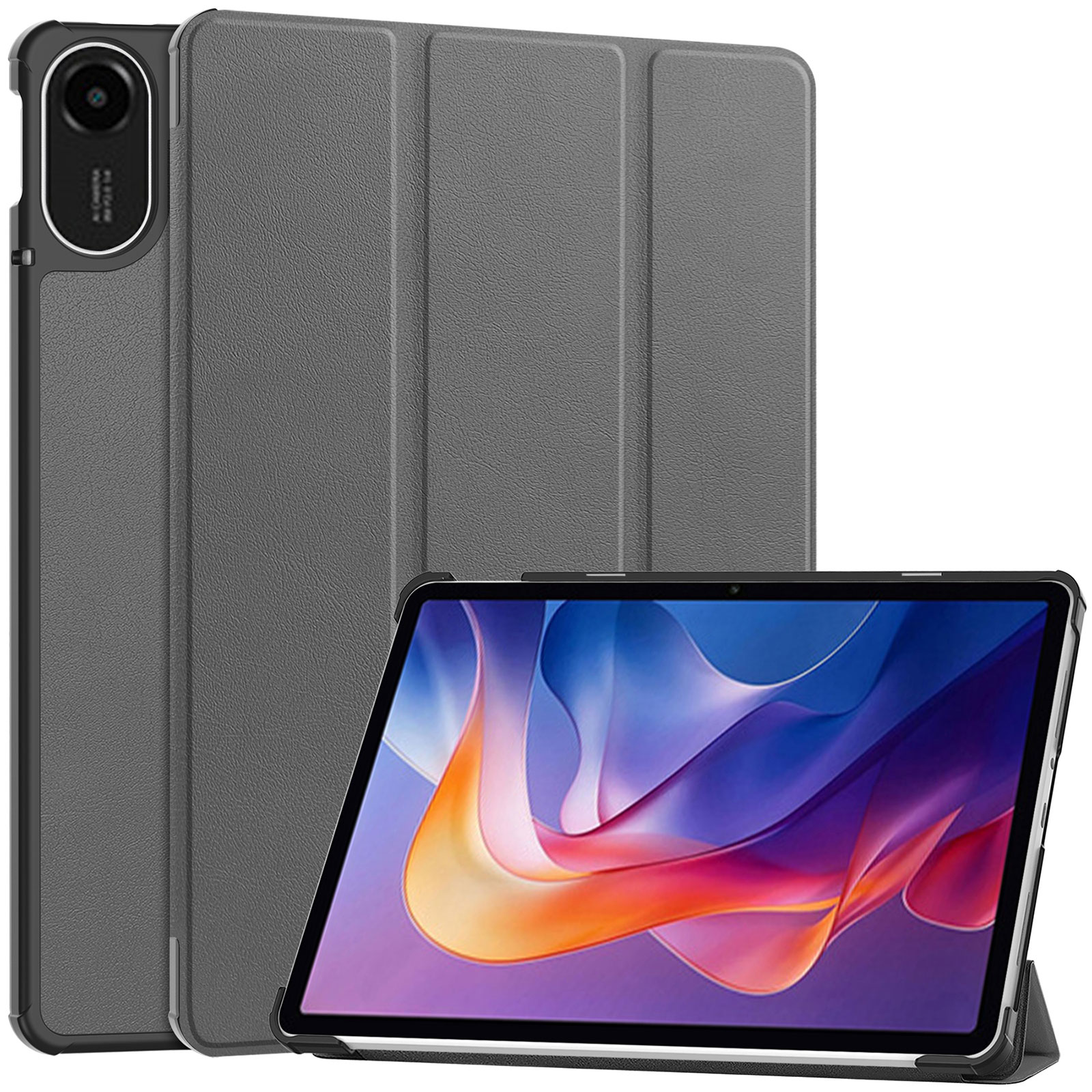 REDMI タブレット グレー カバー付き Redmi Xiaomi Pad 2 ケース 11型/インチ 手帳型 カバー 人気 おすすめ