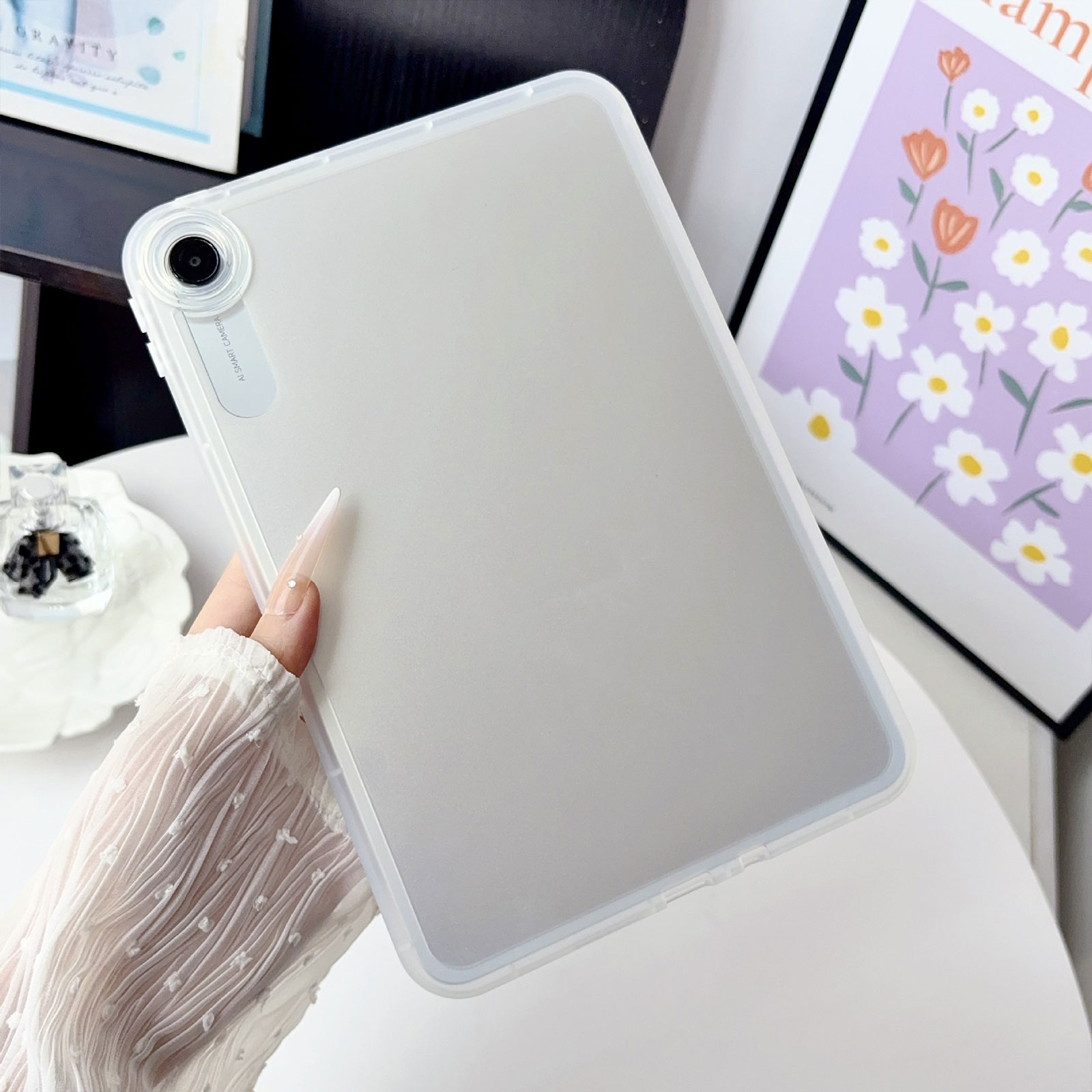 Xiaomi REDMI Pad 2 シルバー CAGOEカバー付き Xiaomi（シャオミ） Xiaomi Redmi Pad 2 9.7インチ ケース 耐衝撃