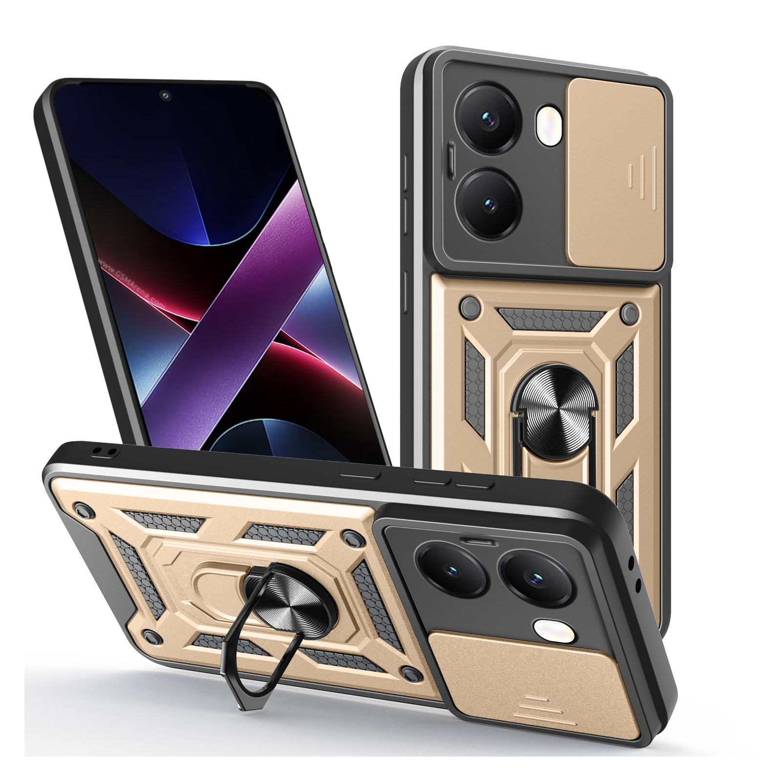 POCO POCO X8 Pro カバー リング付き POCO X8 Pro Max ケース 耐衝撃