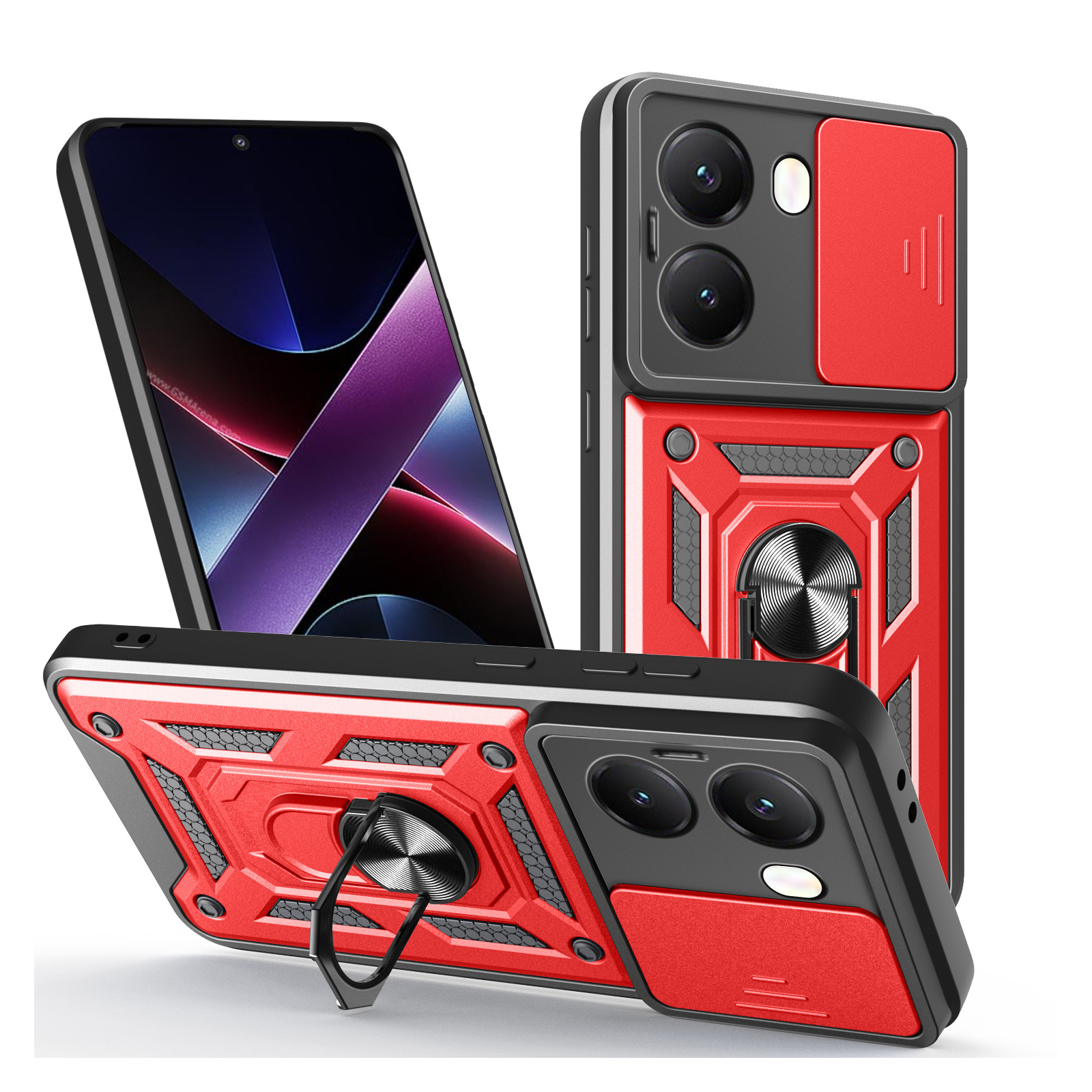 POCO POCO X8 Pro カバー リング付き POCO X8 Pro Max ケース 耐衝撃