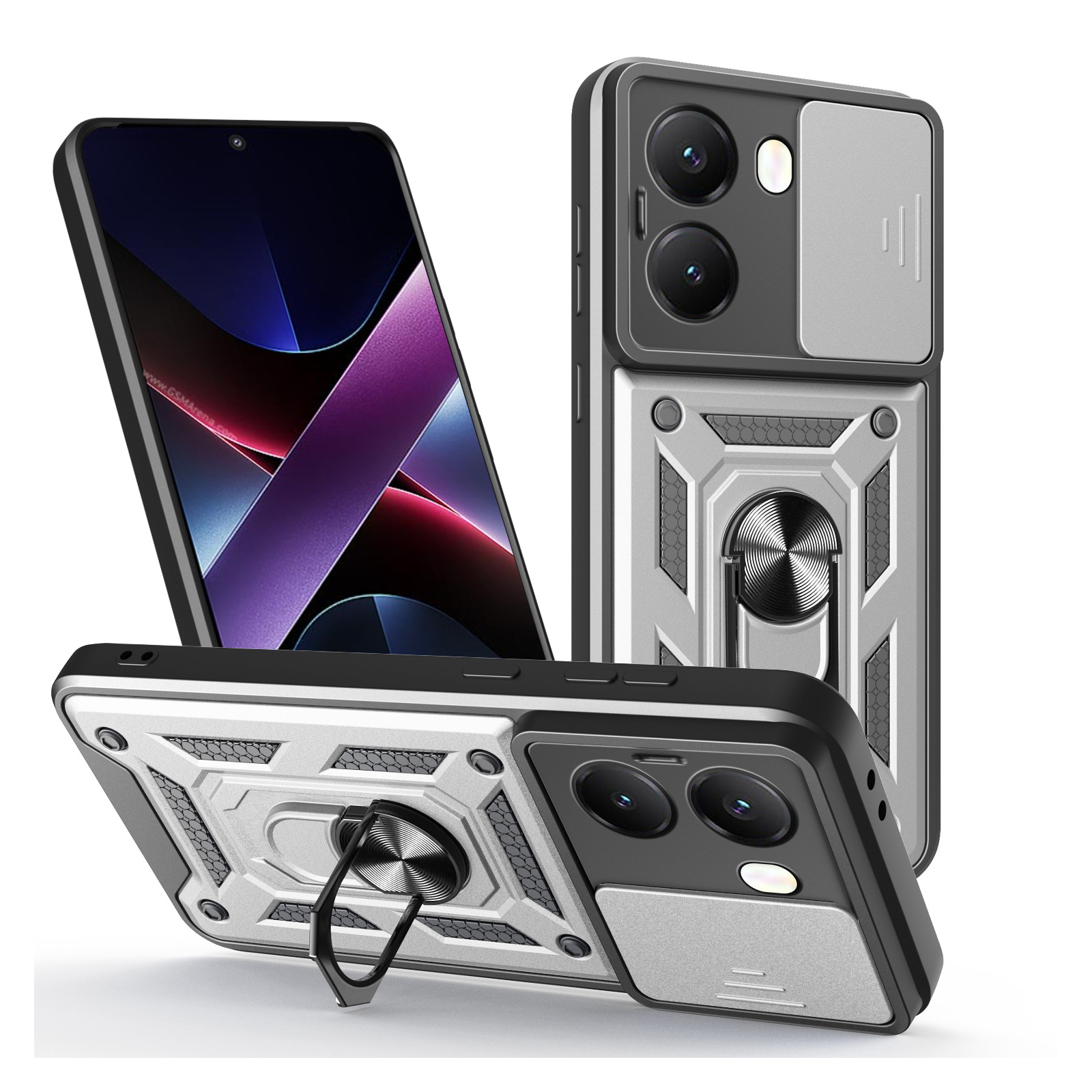 POCO X8 Pro Max Dual Sim Free ケース付 新品同様 POCO POCO X8 Pro カバー リング付き POCO X8 Pro Max ケース 耐衝撃