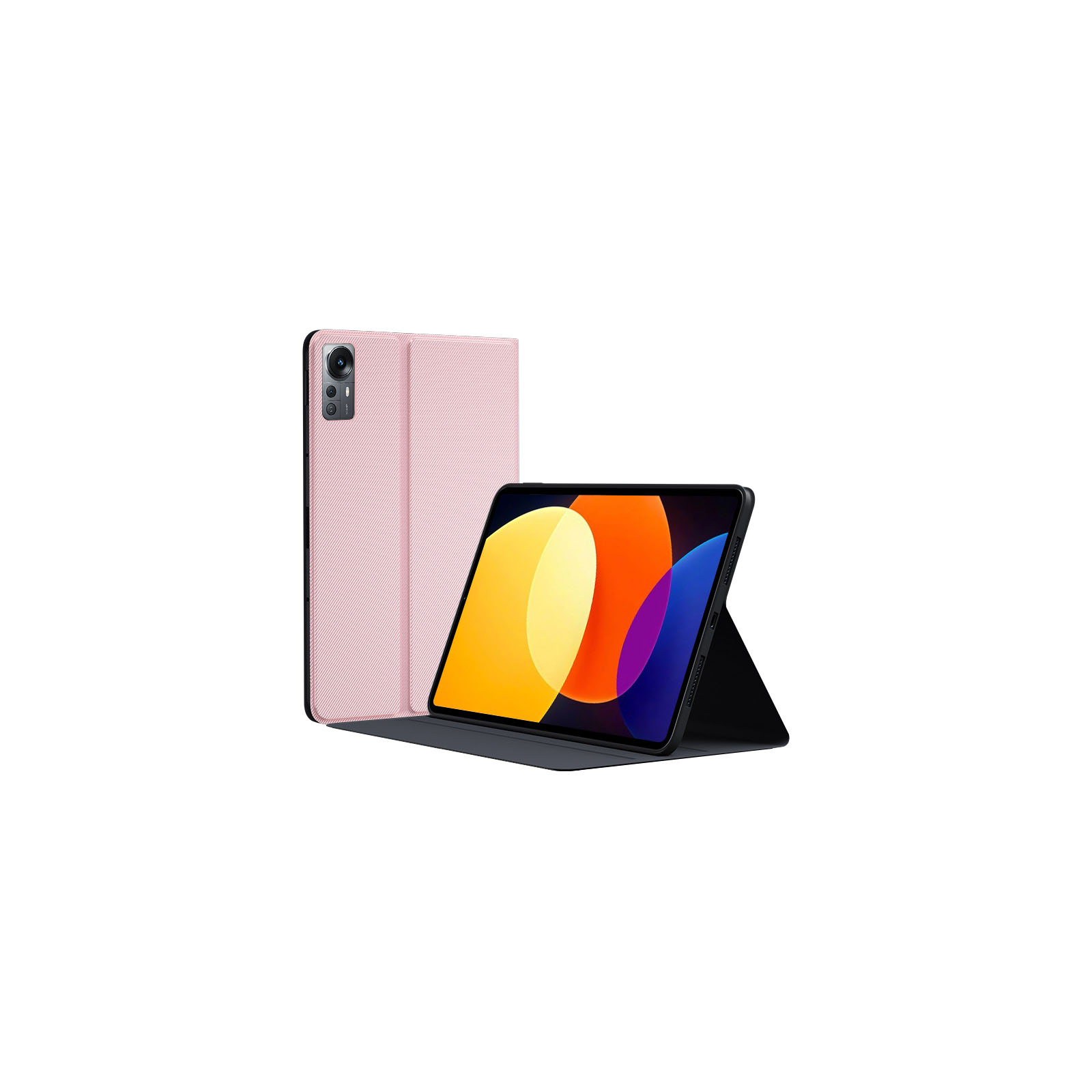Xiaomi Redmi pad 10.61インチ(2022モデル) タブレット 手帳型 TPU&PUレザー  持ちやすい オートスリープ機能 スタンド機能 カーボン調 手帳型カバー｜coco-fit2018｜06