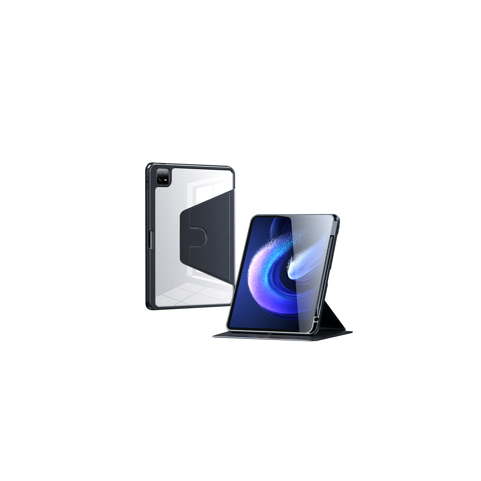 XiaoMi Pad 6s Pro ケース カバー タブレット手帳型 CASE スタンド機能 ペンシル収納 耐衝撃カバー 便利 実用 人気 手帳型カバー｜coco-fit2018｜02