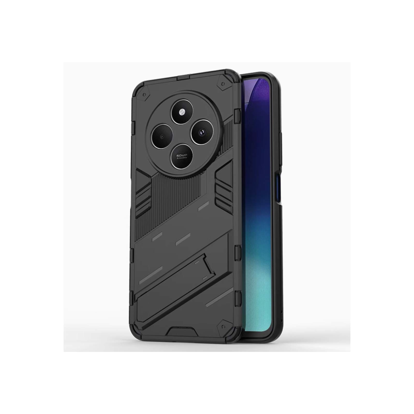 Redmi 14C 8GB/128GB ブラック　保護ガラス・ケース1式 Xiaomi（シャオミ） リドミー 14C用の衝撃に強いTPU&PC素材 便利