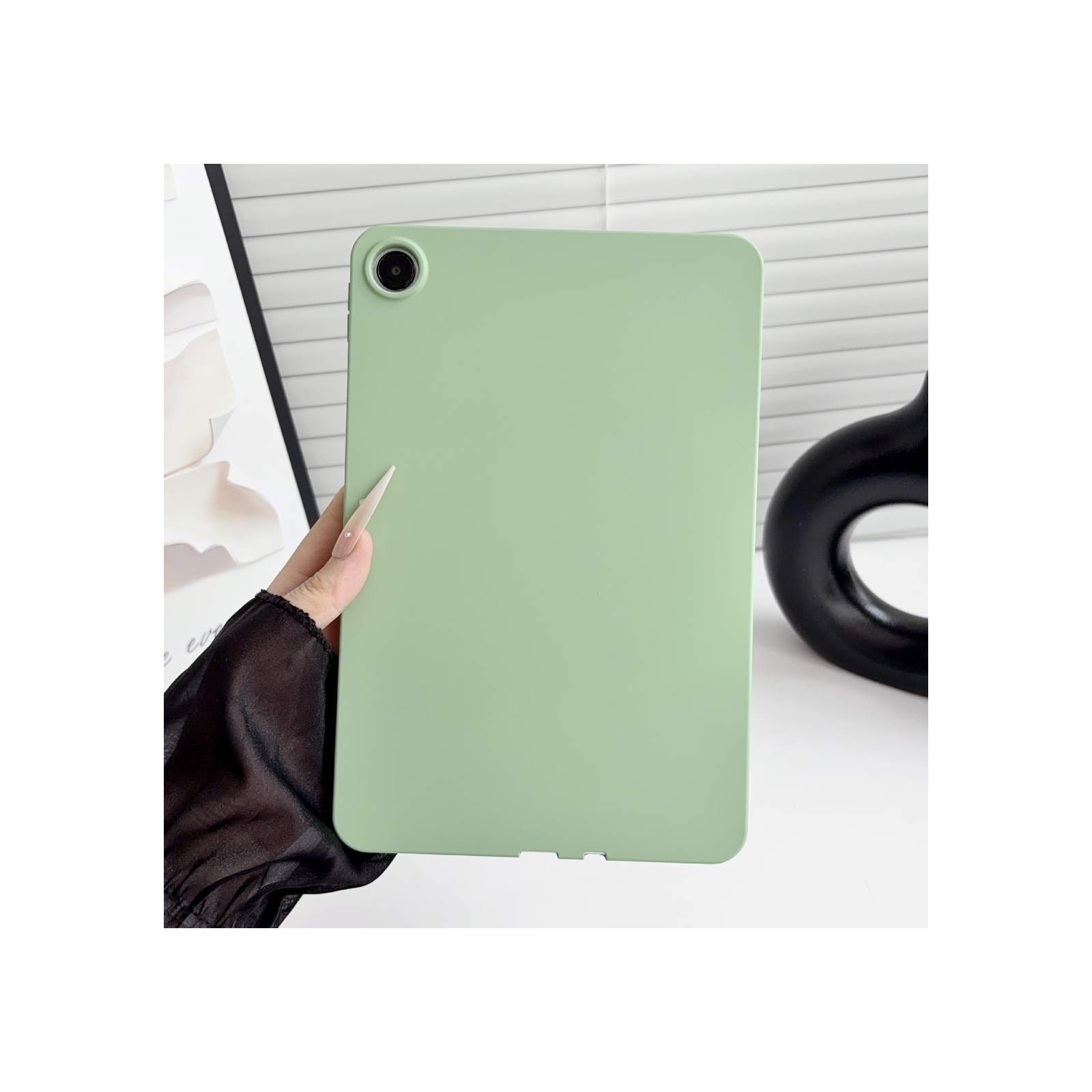 REDMI Pad 2 4G 本体　ケース&ガラスフィルム付き　ミントグリーン Xiaomi（シャオミ） REDMI Pad 2 9.7専用シリコンケース 柔らかな素材