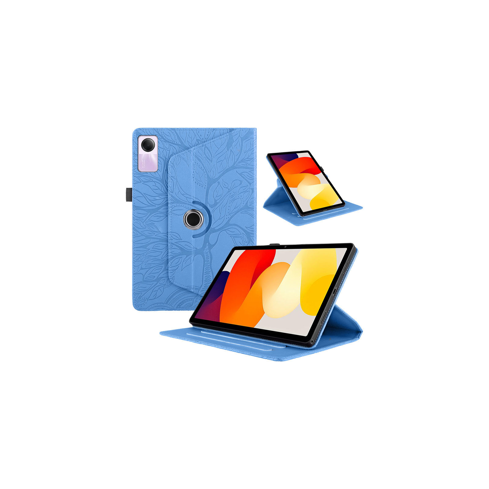 シャオミ  Xiaomi Redmi Pad SE 11インチ(2023モデル) ケース カバー タブレット 手帳型 PUレザー スタンド機能 360度回転 耐衝撃カバー 手帳型カバー |  | 04