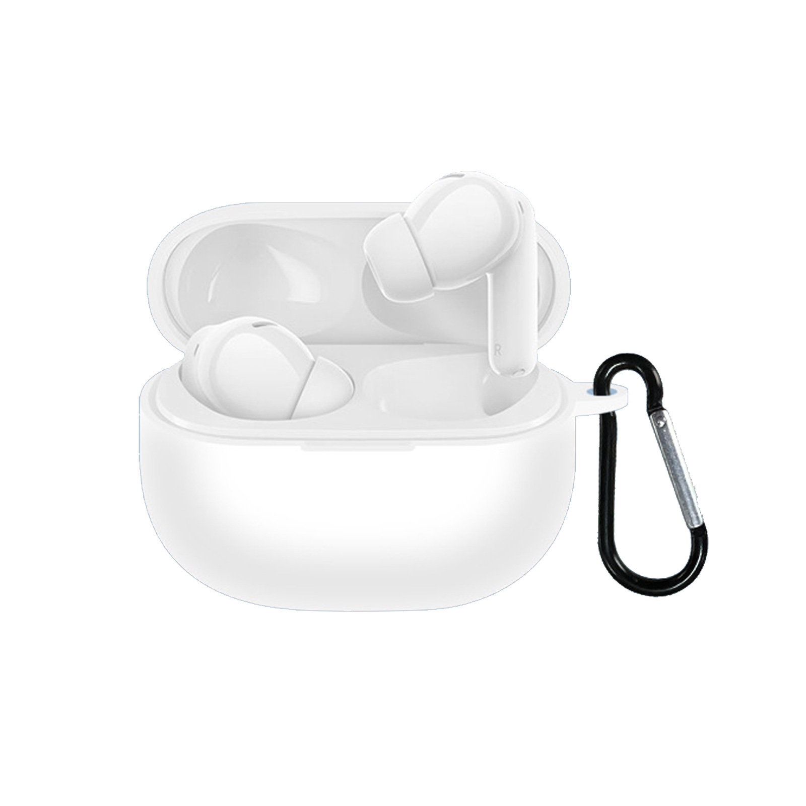 Xiaomi イヤホンケース ホワイト Xiaomi（シャオミ） 小米 リドミー Buds 8 プロ用シリコン素材 Redmi
