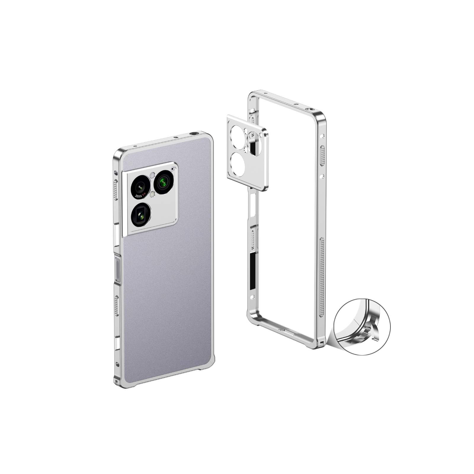 Xperia SONY 1 VIII 対応 海馬ロック構造のメタルバンパーケース 高級